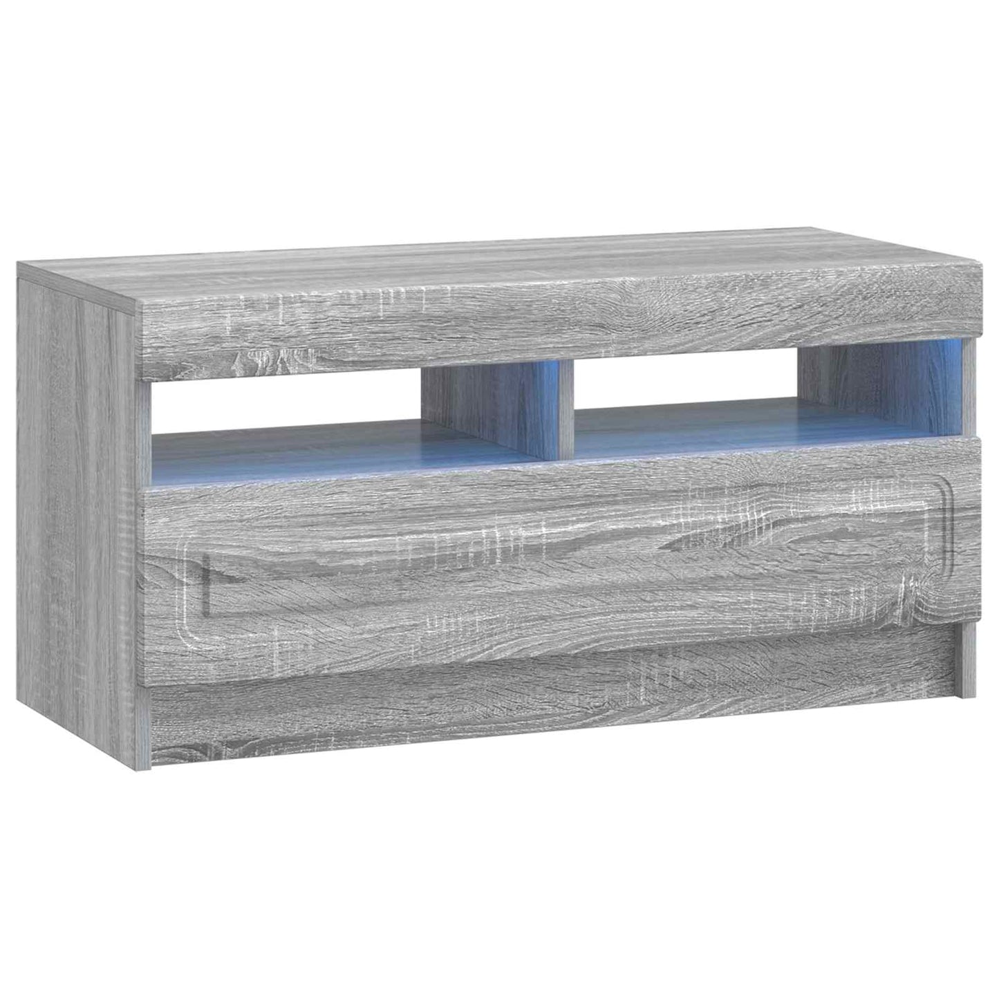 LED TV Cabinet Grey Sonoma Engineered Wood
