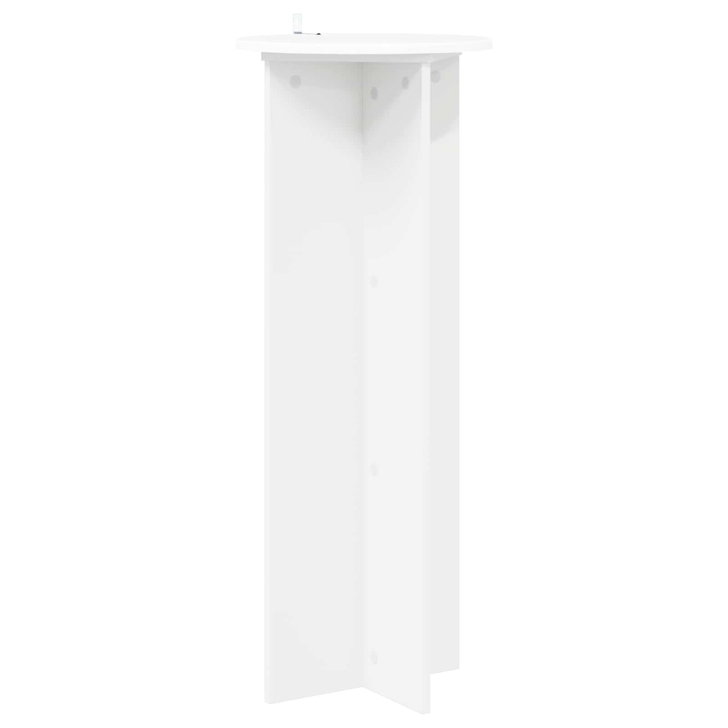 Plant Stand 2 pcs White Ø40 x 100 cm Engineered Wood