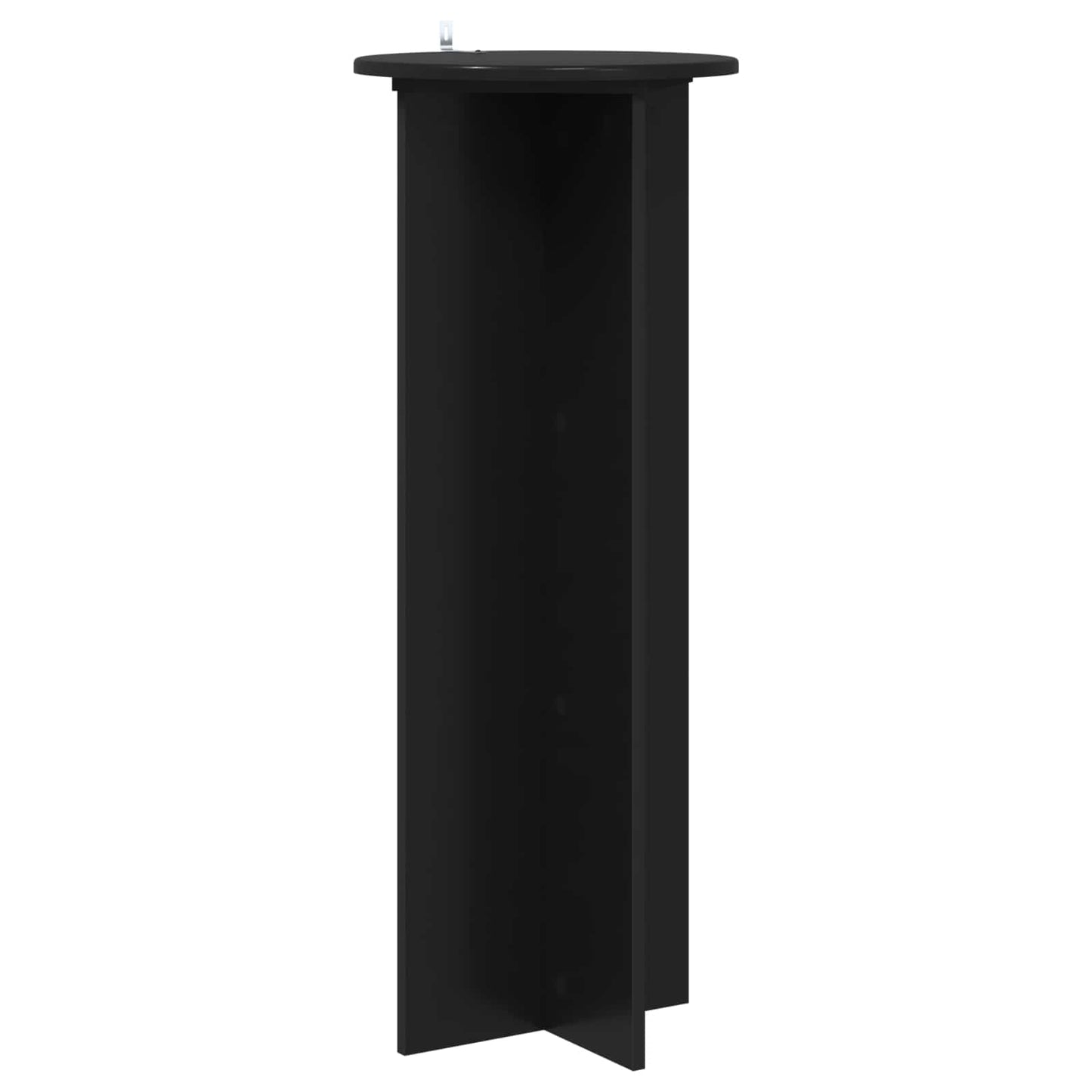 Plant Stand 2 pcs Black Ø40 x 100 cm Engineered Wood