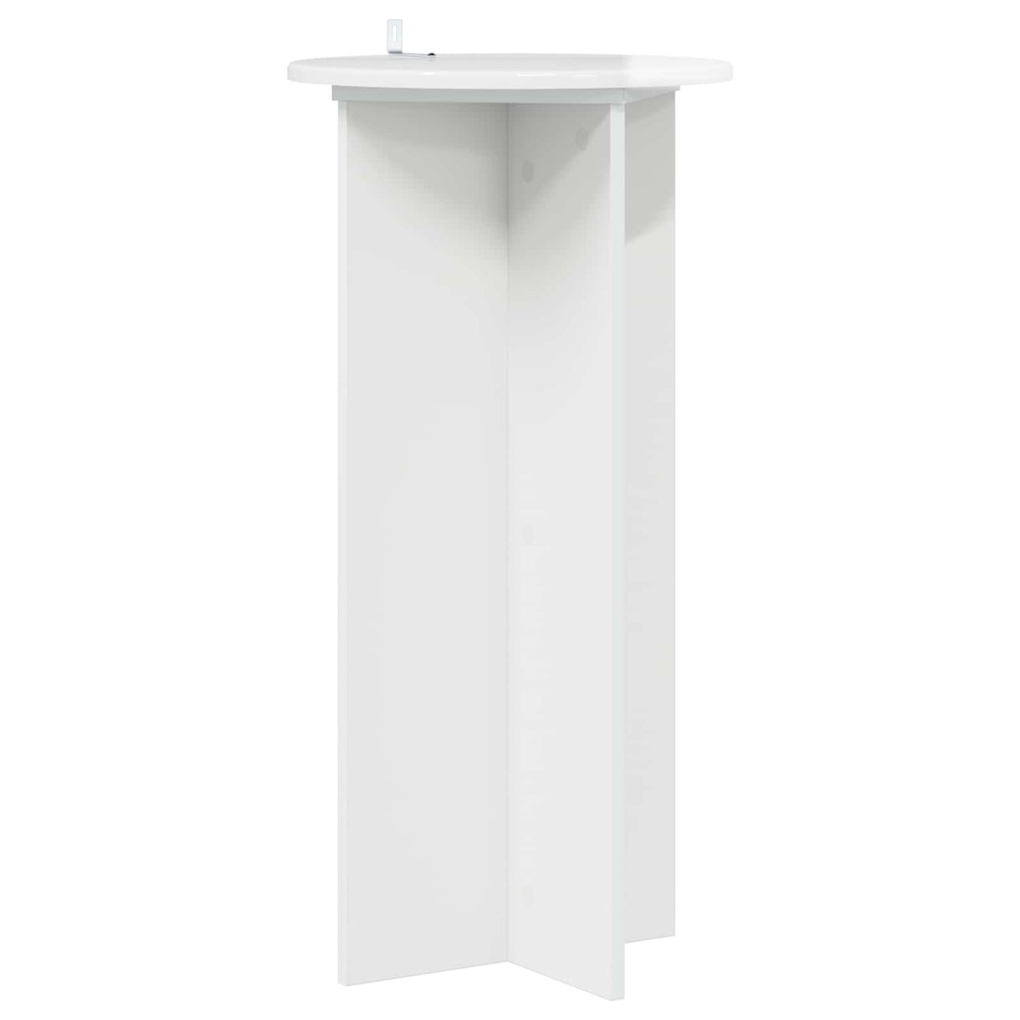 Plant Stand 2 pcs High Gloss White 40 x 40 x 80 cm