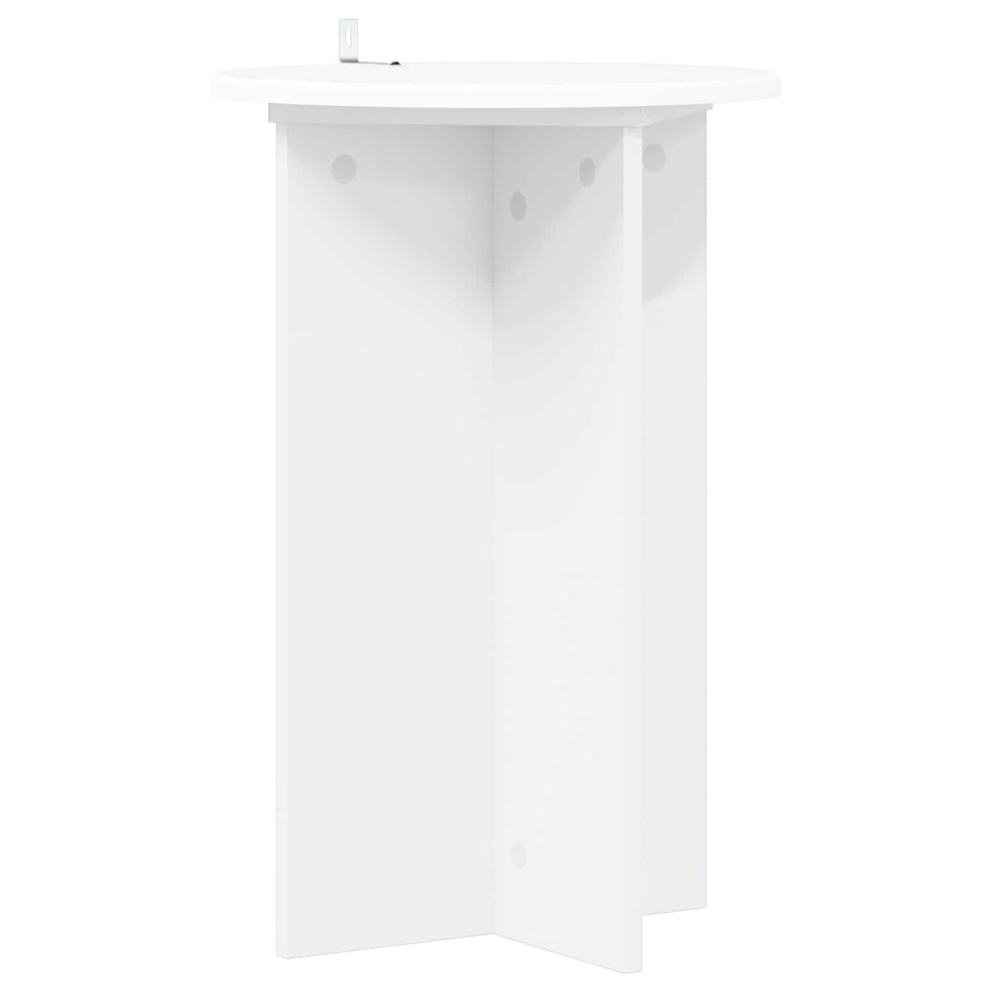 Plant Stand 2 pcs White Ø40 x 60 cm Engineered Wood