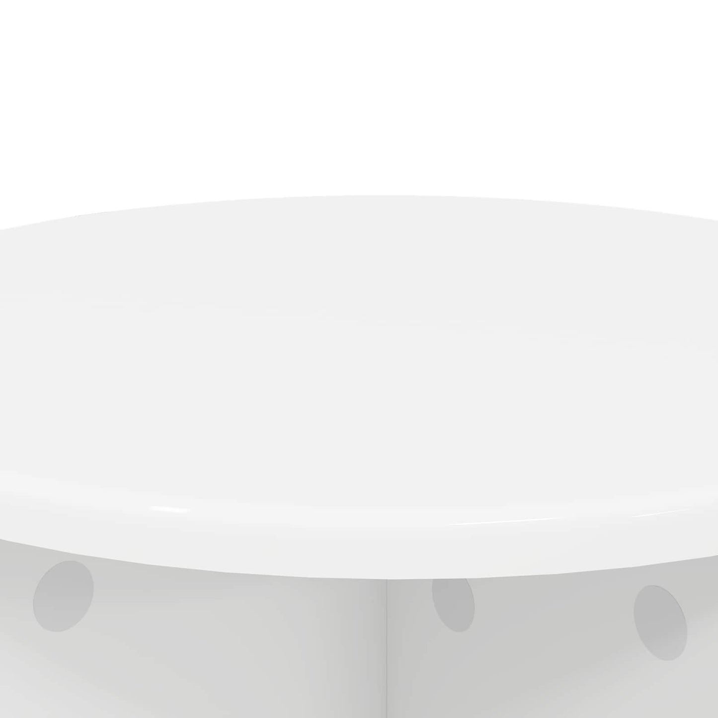 Plant Stand 2 pcs White Ø40 x 40 cm Engineered Wood