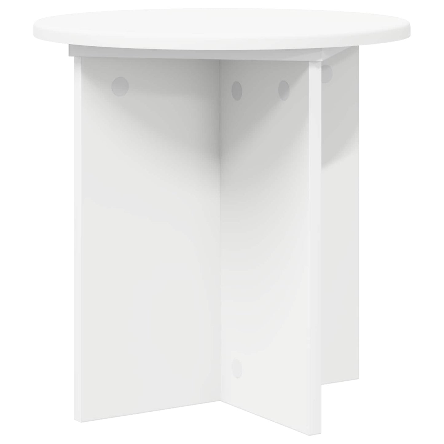 Plant Stand 2 pcs White Ø40 x 40 cm Engineered Wood