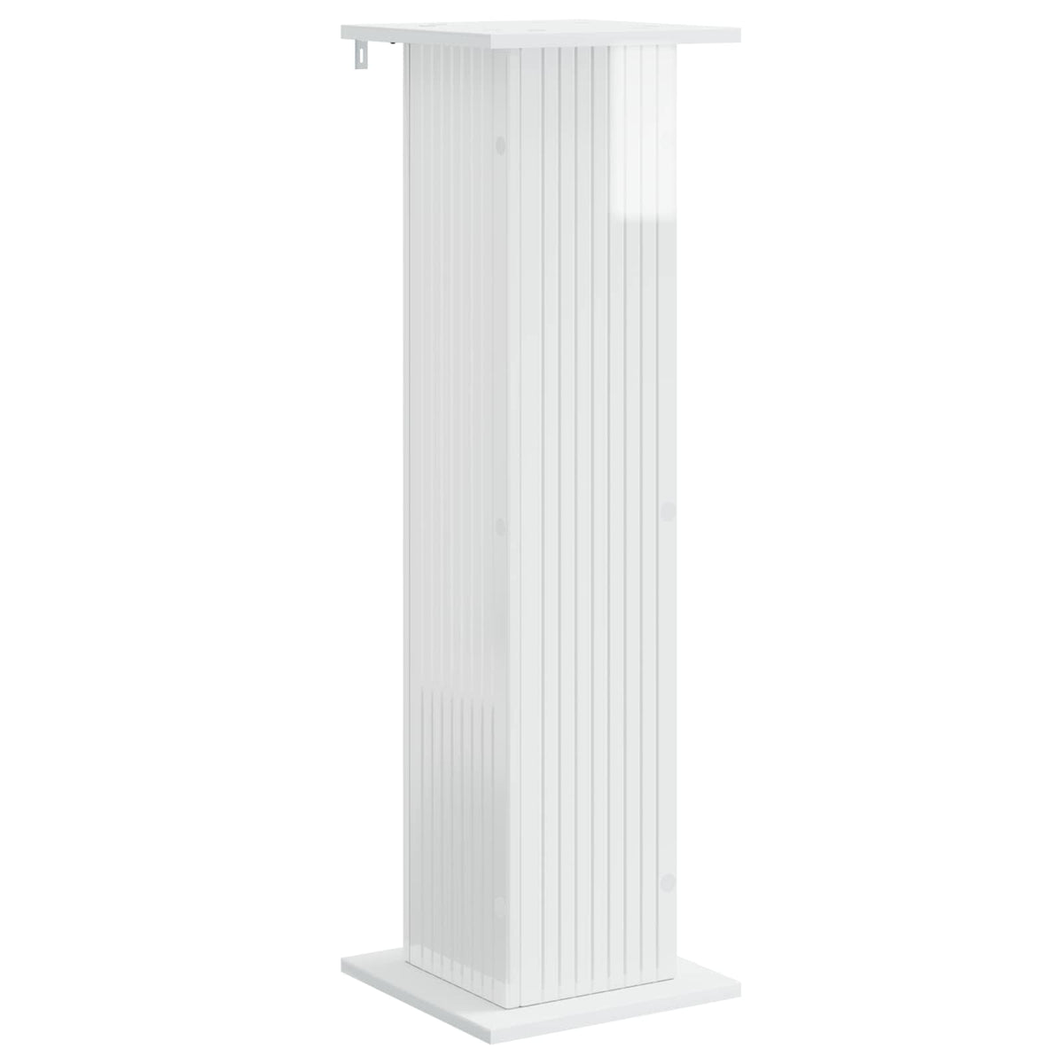Plant Stand 2 pcs High Gloss White 30.5 x 30 x 100.5 cm