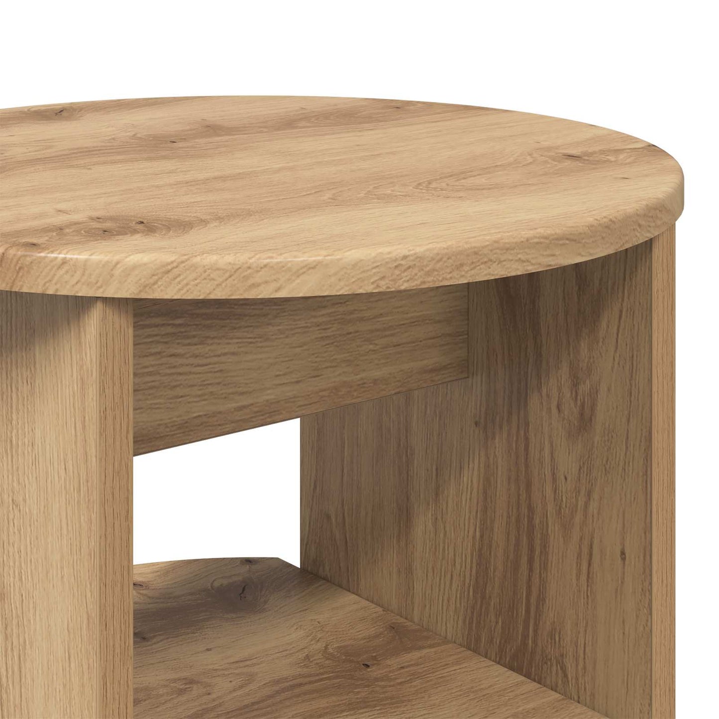 Side Cabinet Artisan Oak Ø40 x 50 cm Engineered Wood