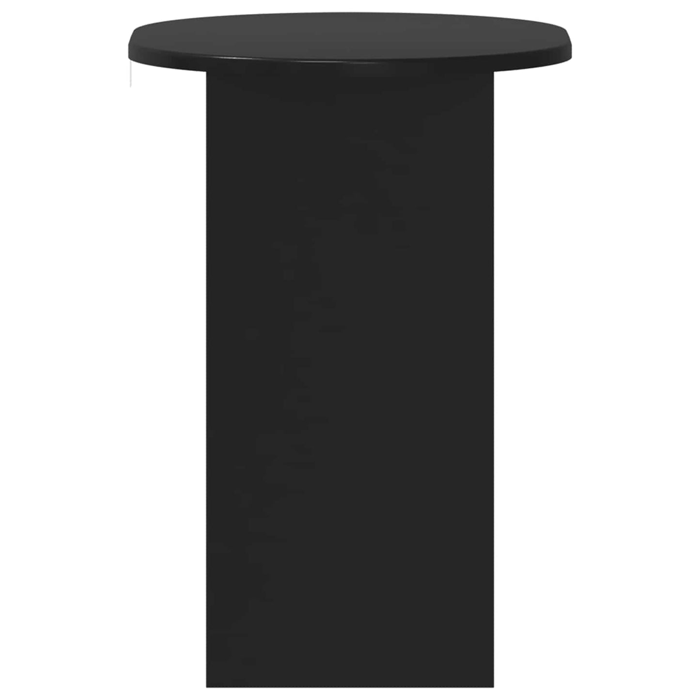 Side Table Black 50 x 39,5 x 55 cm Engineered Wood