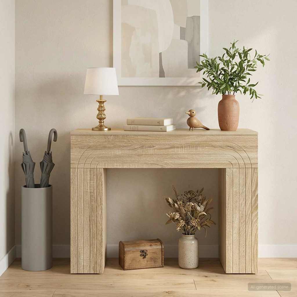 Coffee Table Sonoma Oak 102 x 35 x 75 cm Engineered Wood