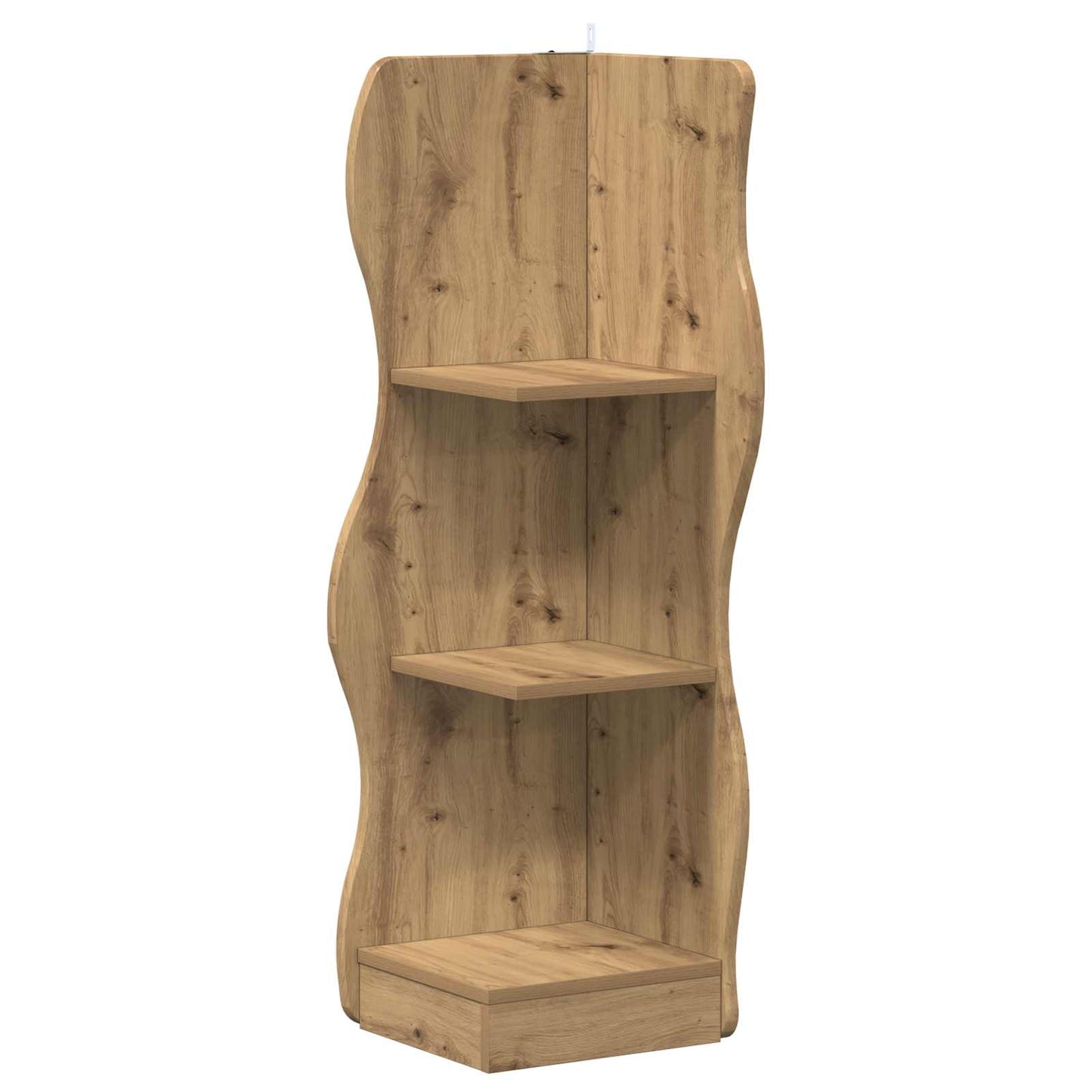 Corner Shelf Artisan Oak 34 x 33 x 102 cm Engineered Wood