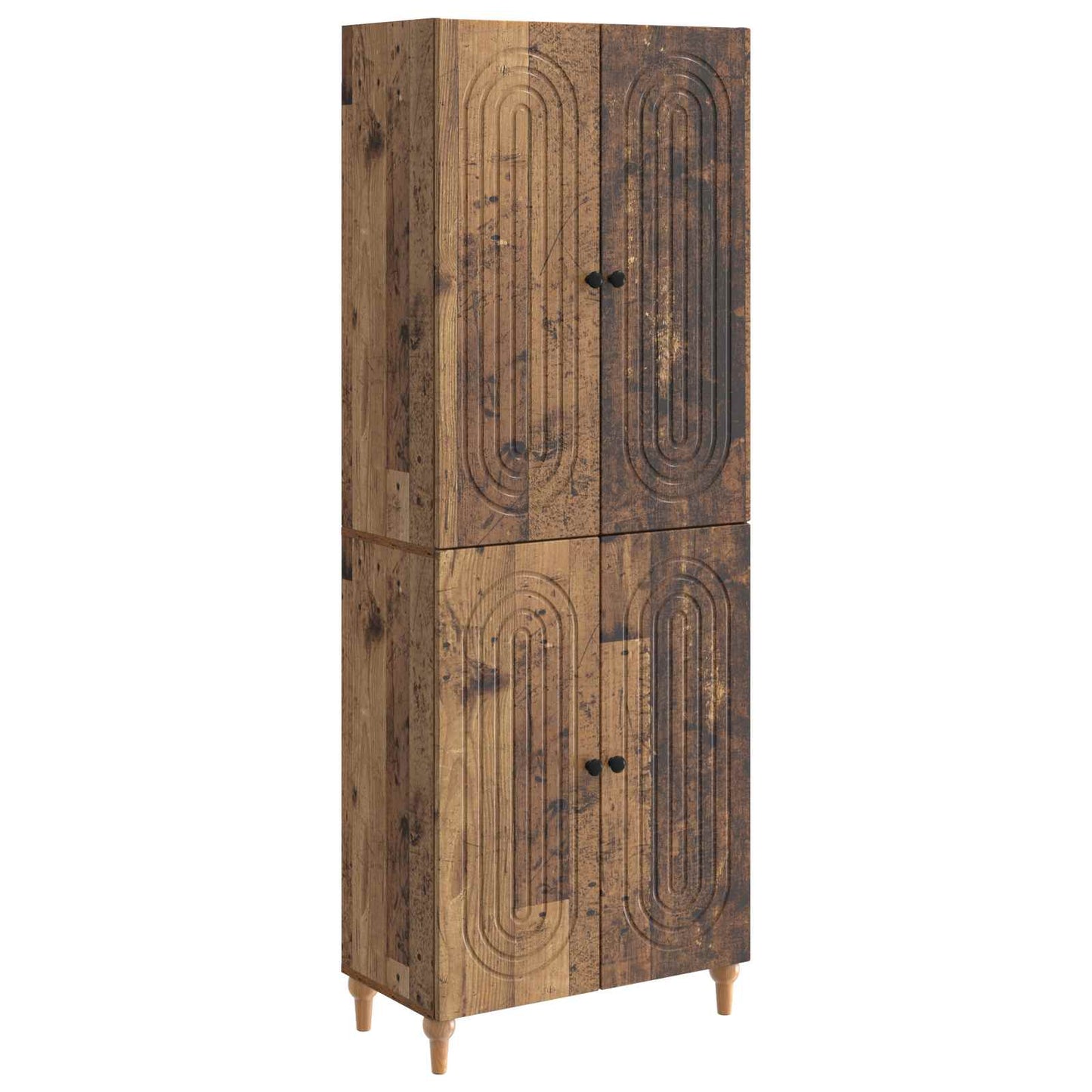 Cabinet Set 2 pcs Engineered Wood