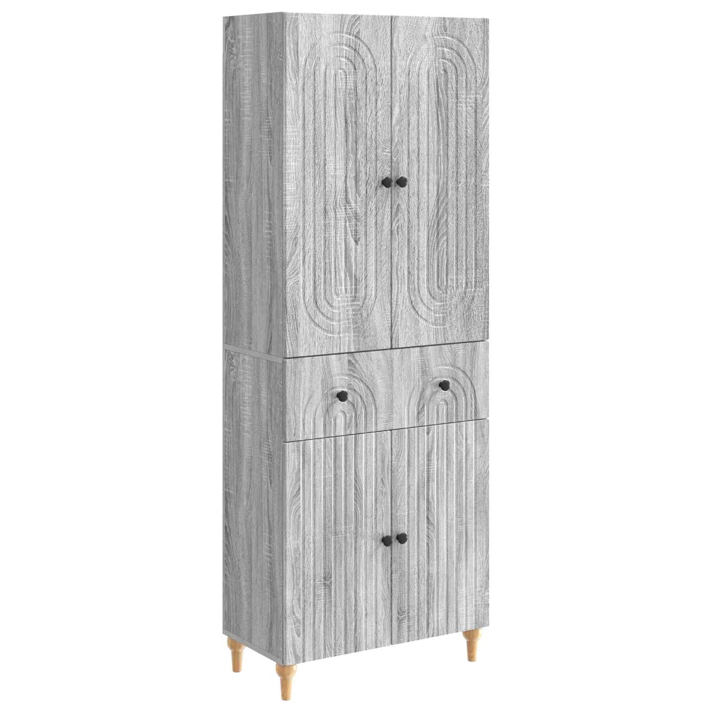 Cabinet Set 2 pcs Engineered Wood