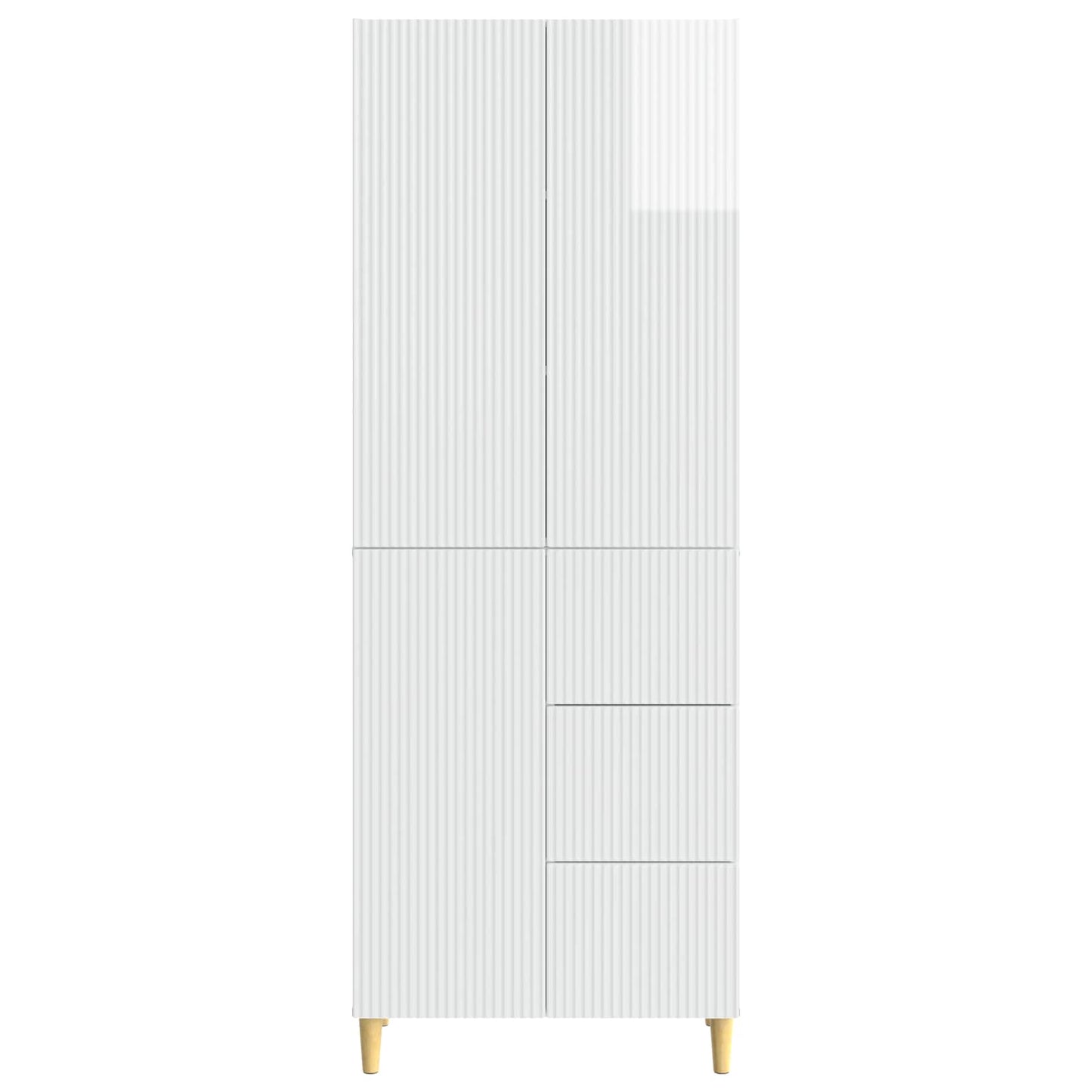 Cabinet Set 2 pcs Engineered Wood