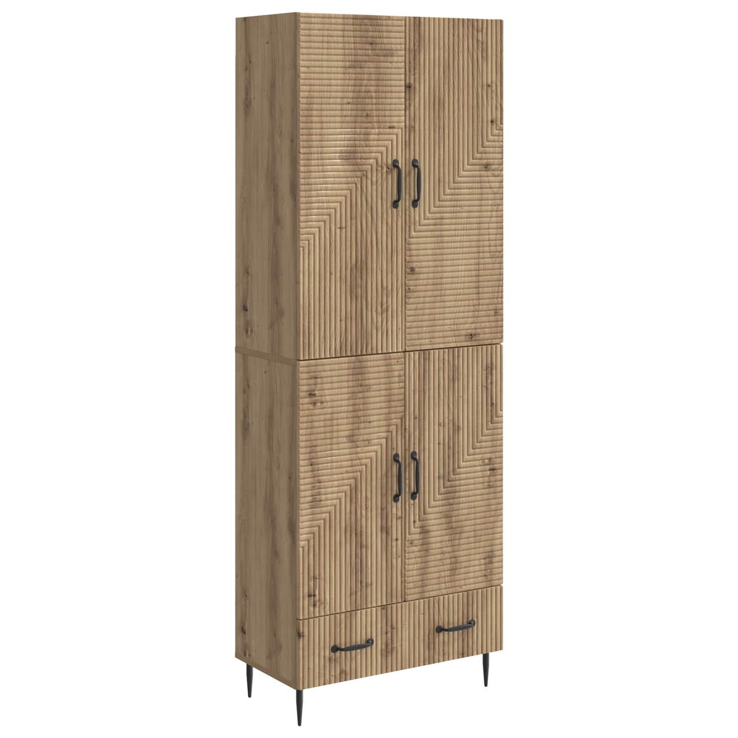 Cabinet Set 2 pcs Engineered Wood