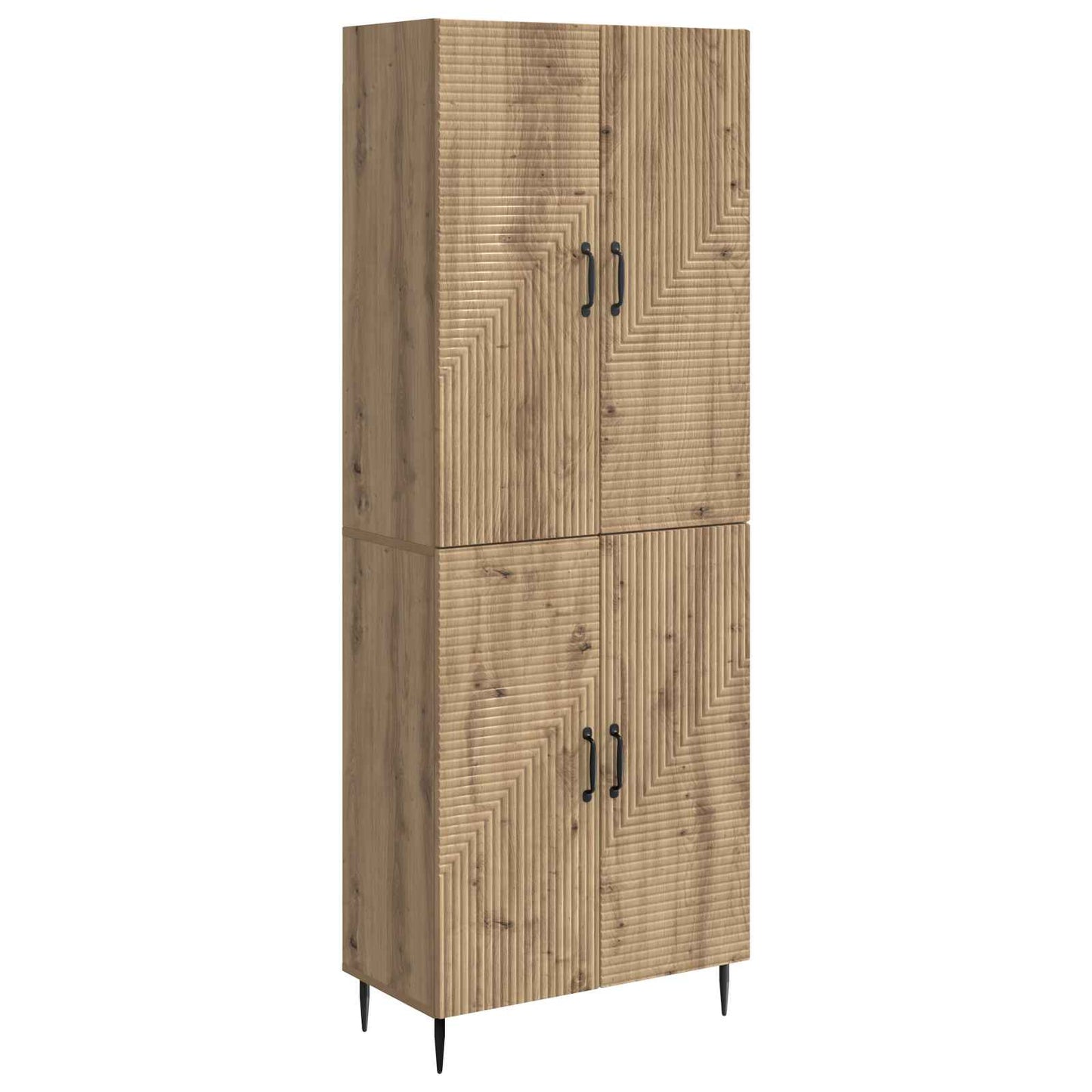 Cabinet Set 2 pcs Engineered Wood