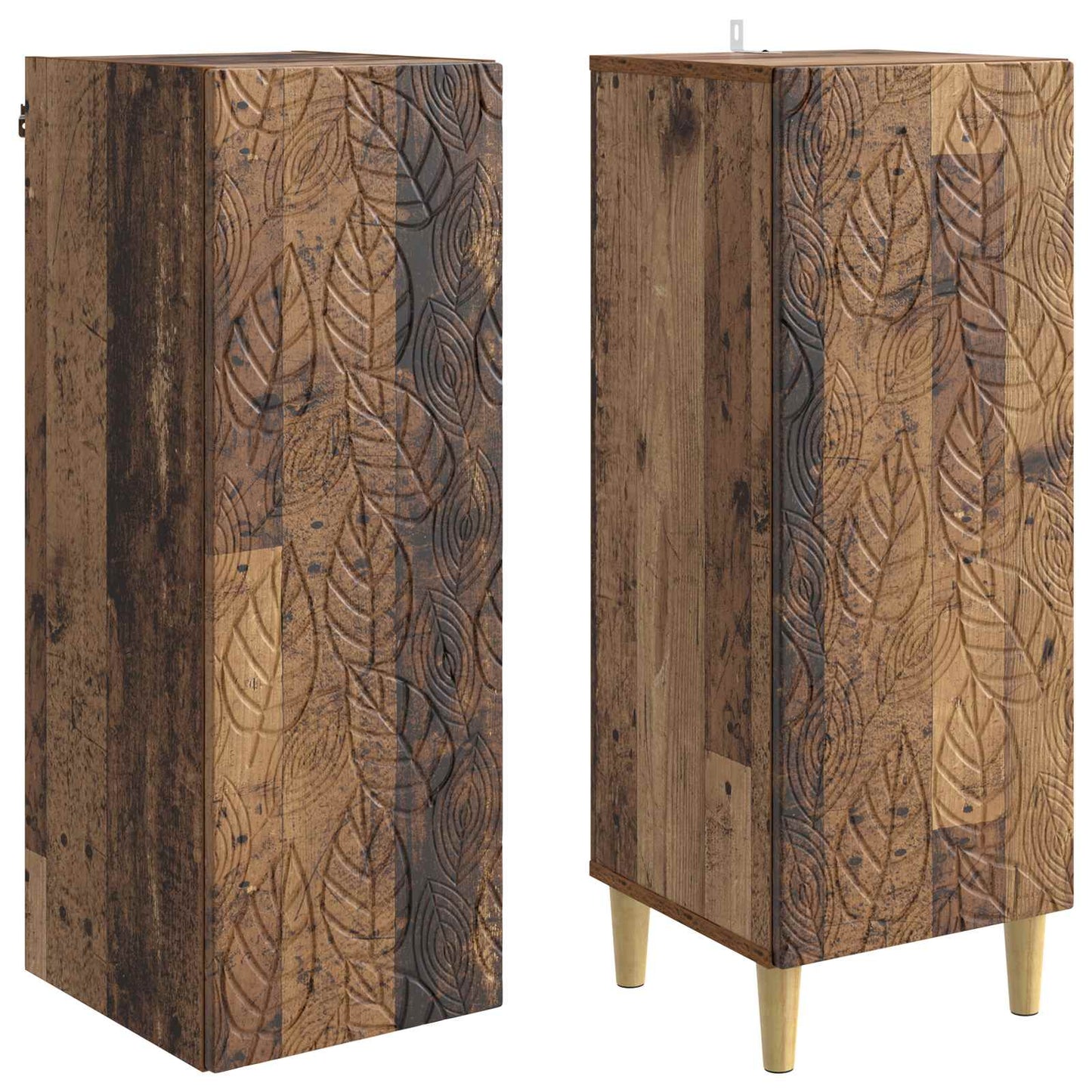 Cabinet Set 2 pcs Engineered Wood
