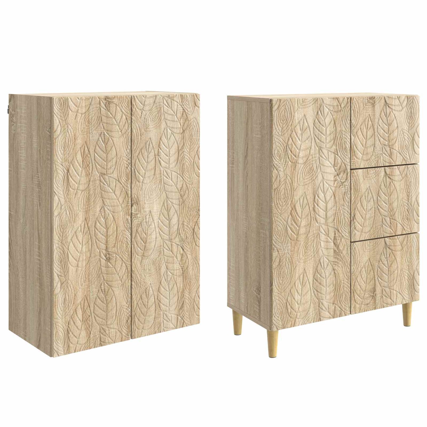 2 pcs Sonoma Oak