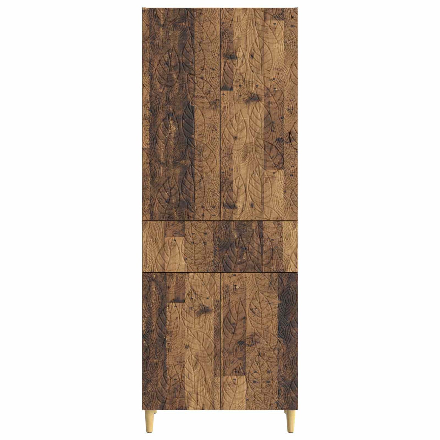 Cabinet Set 2 pcs Old Wood Engineered Wood