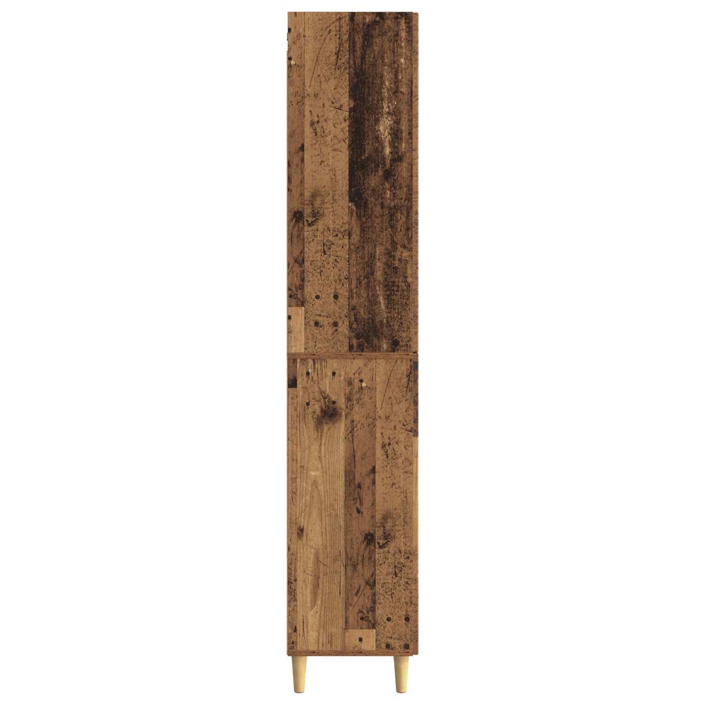 Cabinet Set 2 pcs Old Wood Engineered Wood