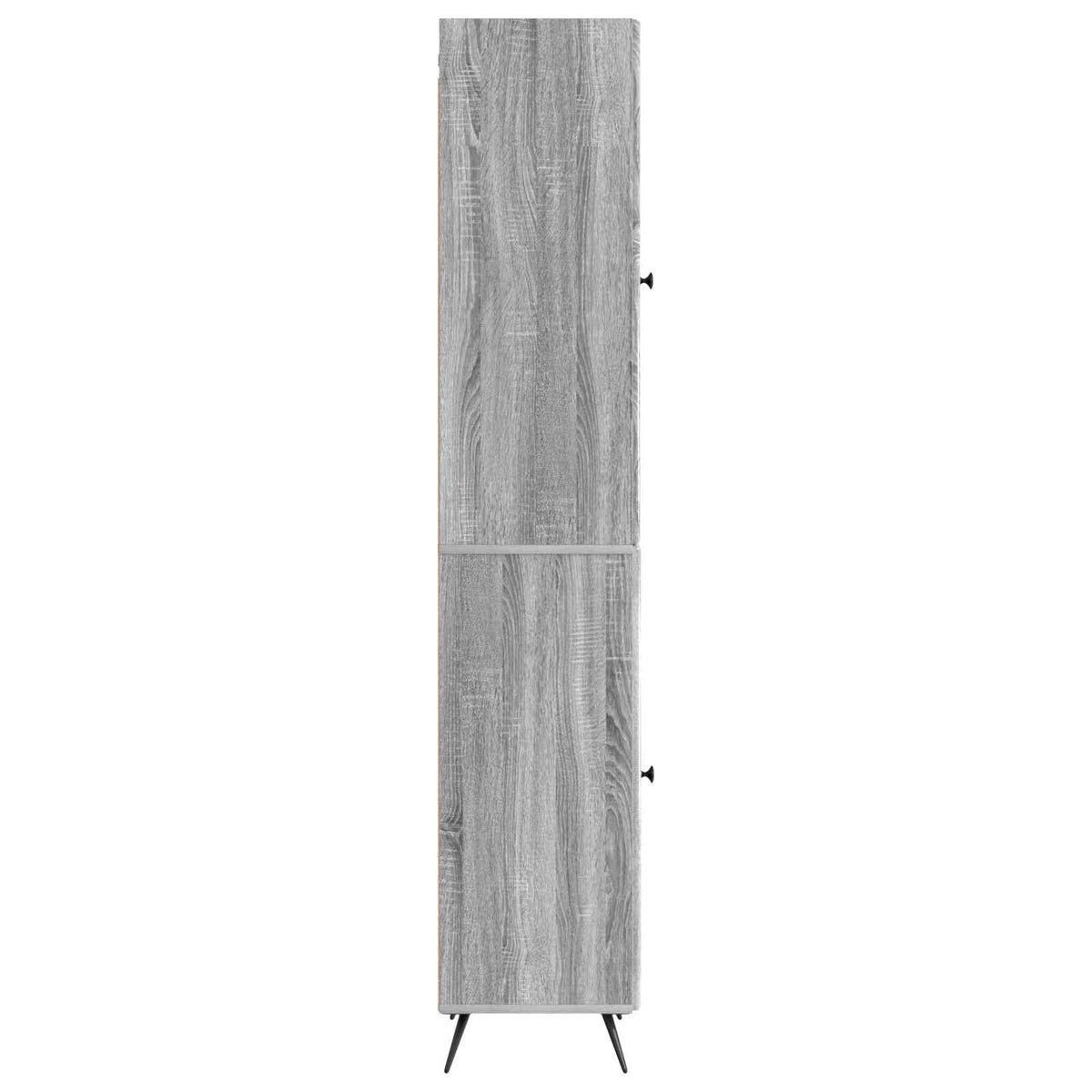 Cabinet Set 2 pcs Grey Sonoma Engineered Wood