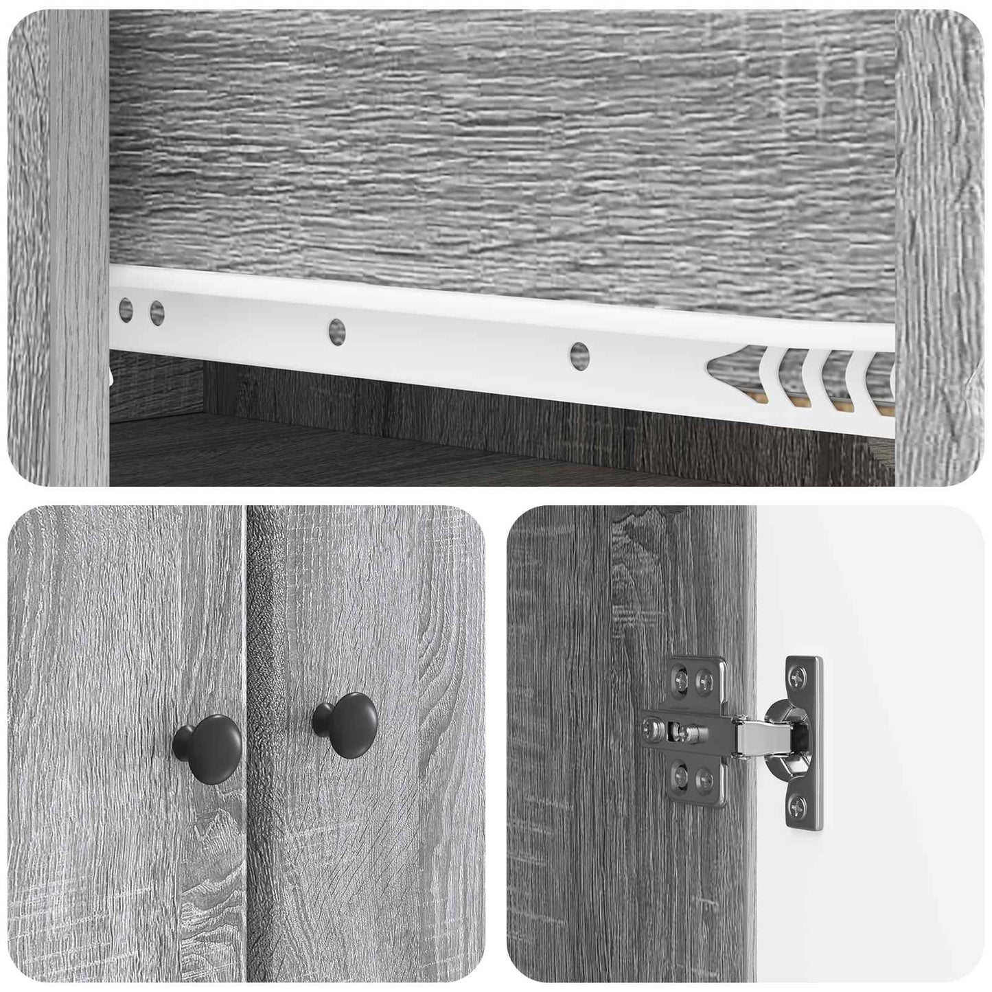 2 pcs Grey Sonoma