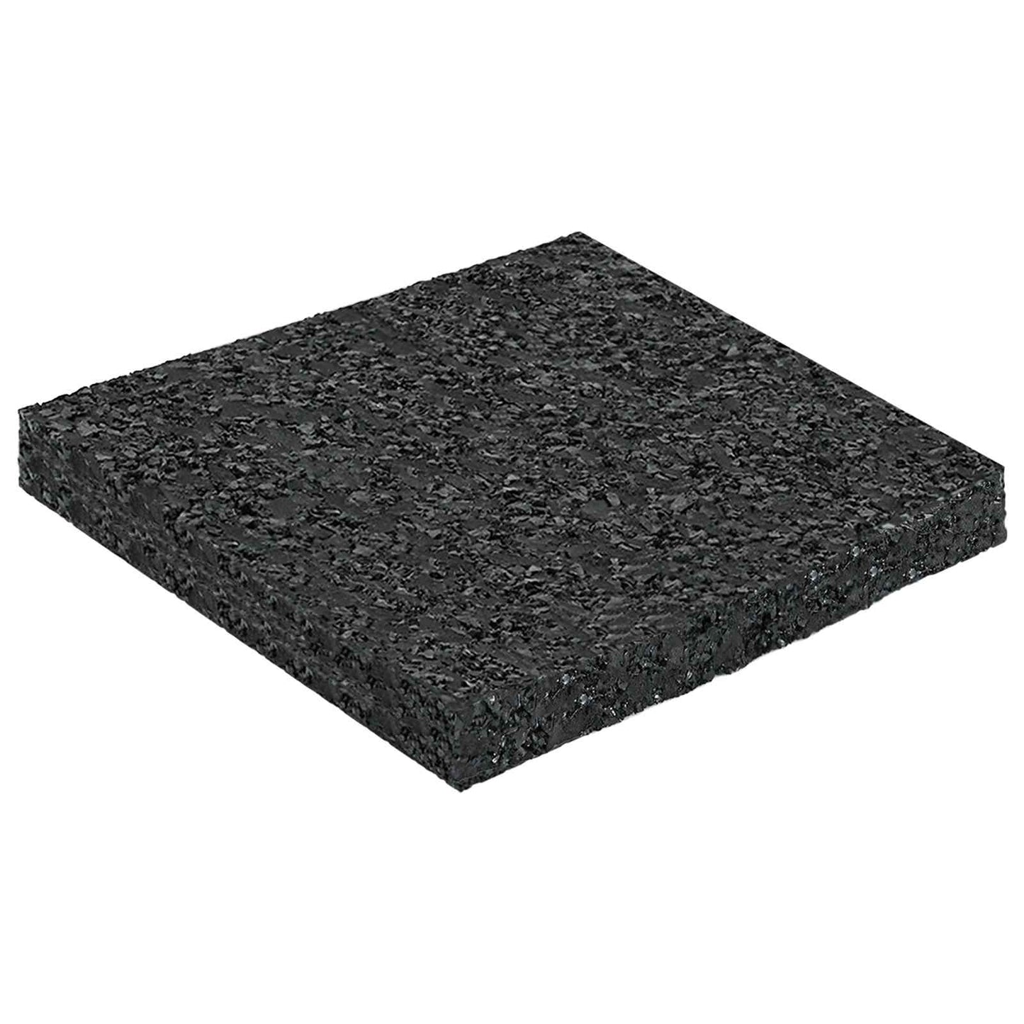 Rubber Granulate Patio Pad Black 9 x 9 x 0.8 cm Rubber