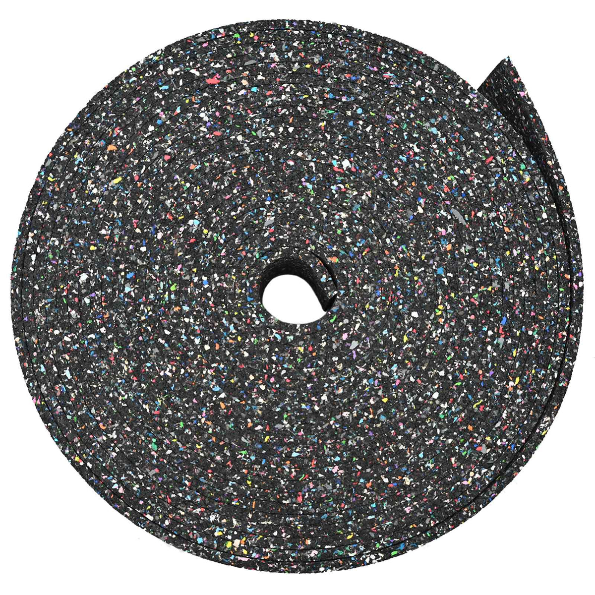 Rubber Granulate Roll Black 2000 x 8 x 0.3 cm Rubber