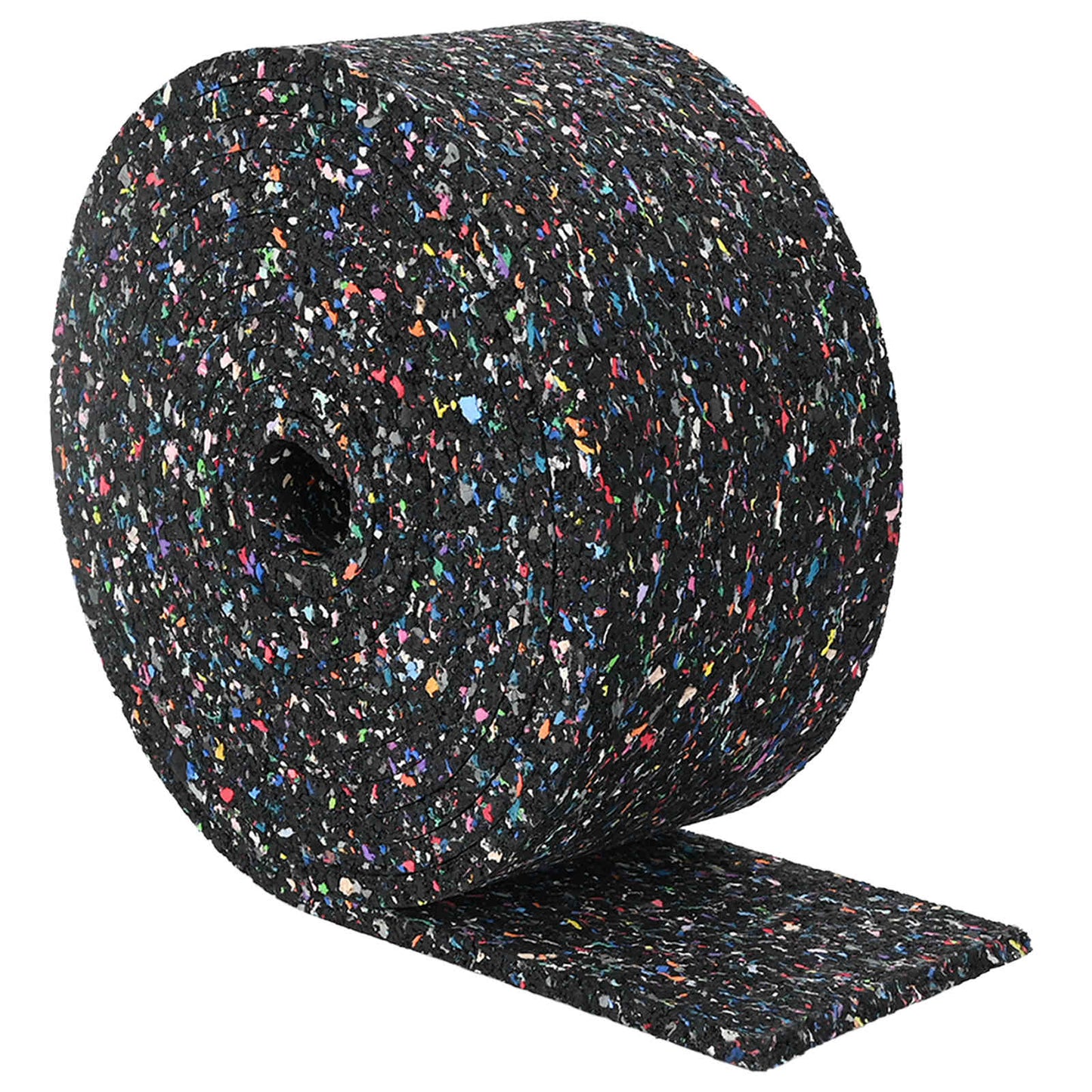 Rubber Granulate Roll Black 1000 x 12 x 0.3 cm Rubber