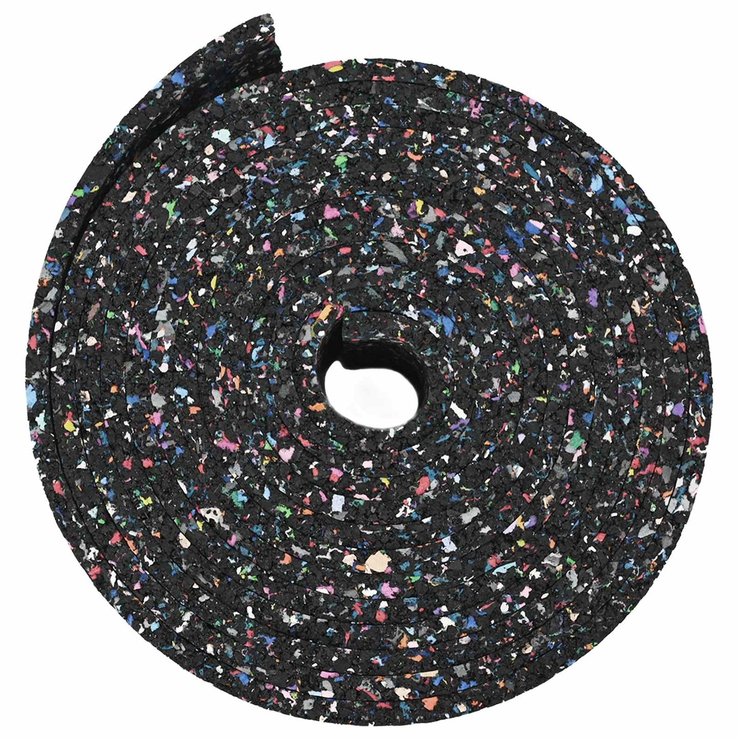 Rubber Granulate Roll Black 1000 x 12 x 0.6 cm Rubber