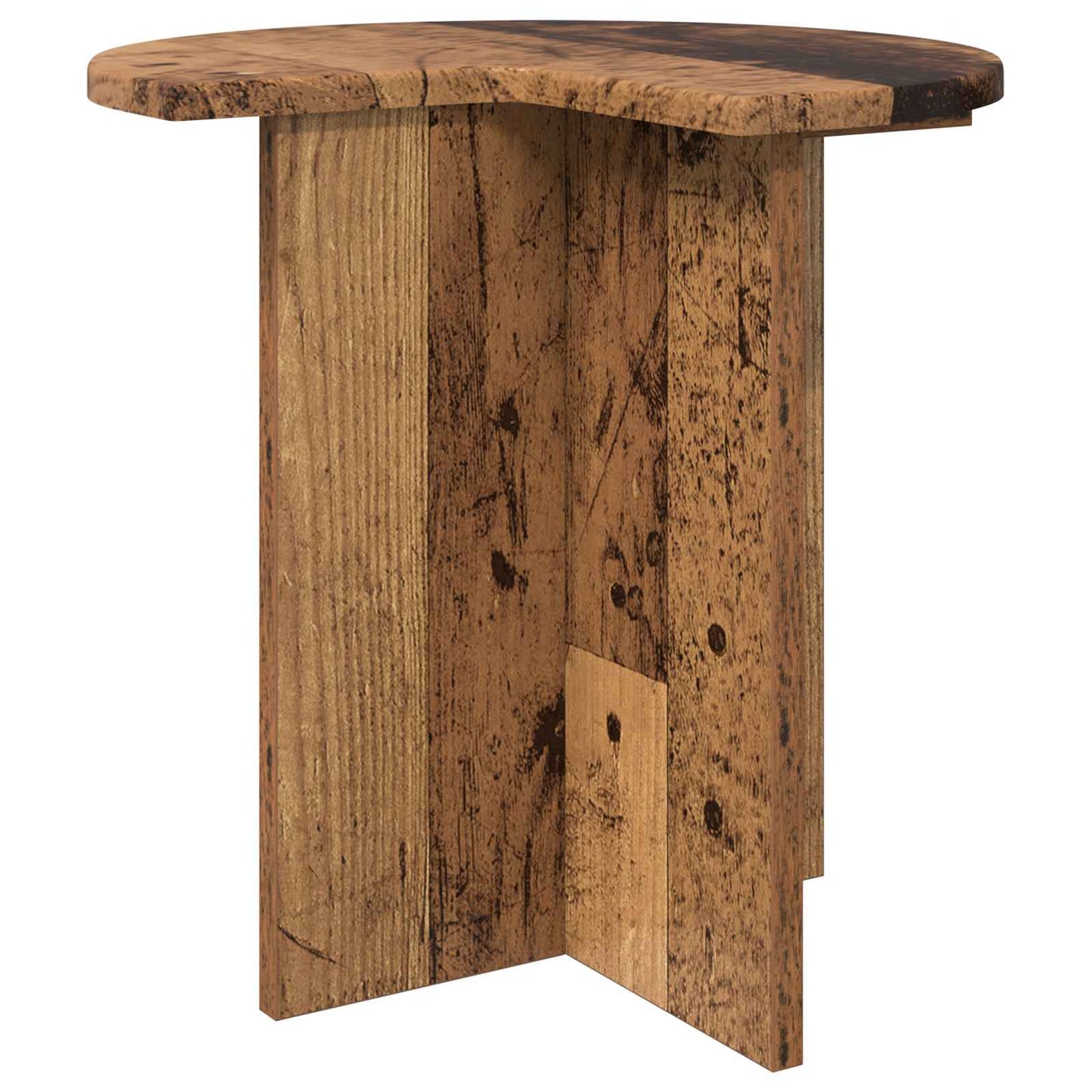 Side Table Old Wood Ø 39 x 38 cm Engineered Wood
