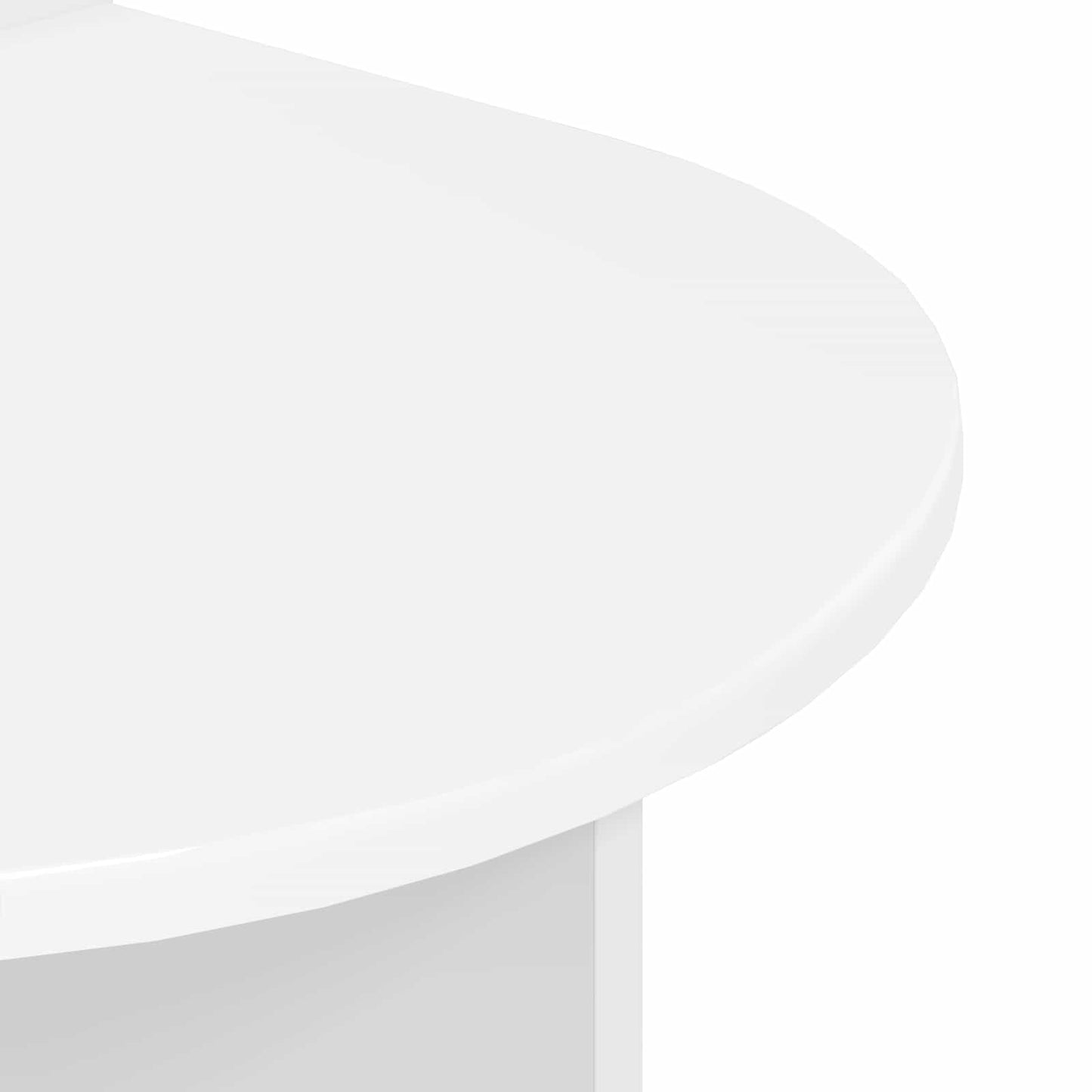 Bedside Table White 48 x 49 x 65 cm Engineered Wood