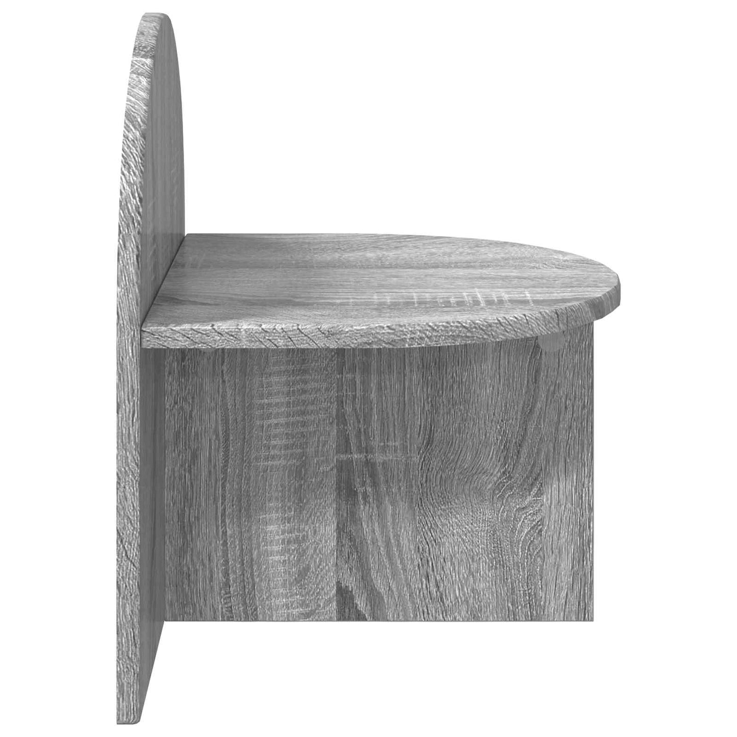 Bedside Table Grey Sonoma 40 x 35.5 x 45.5 cm Engineered Wood