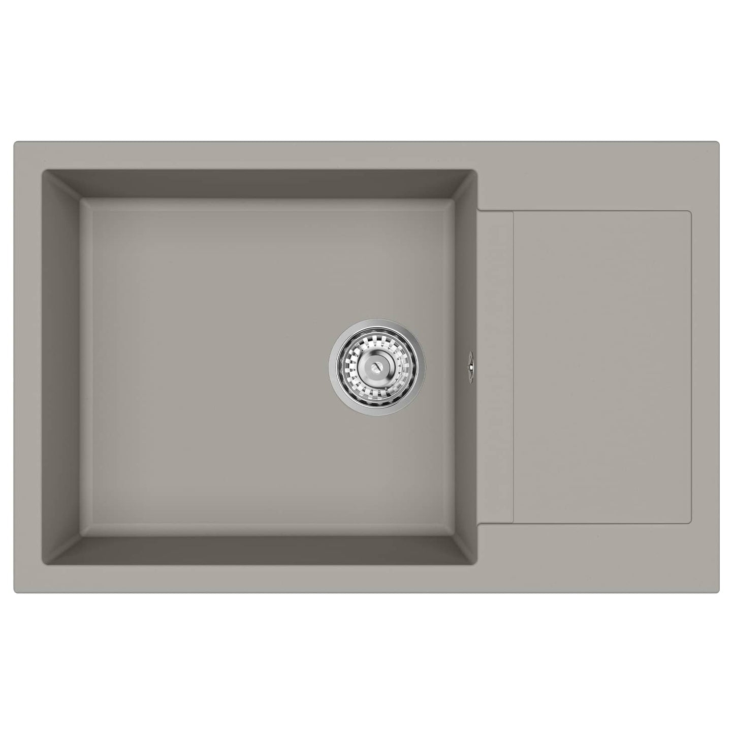 Sink Grey 780 x 500 mm 80% Quartz and 20% Resin