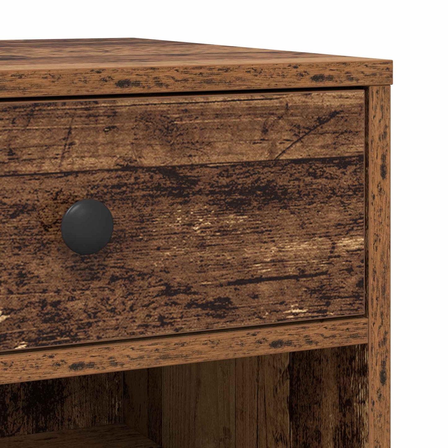 Printer Stand Old Wood 60 x 40 x 68.5 cm Engineered Wood