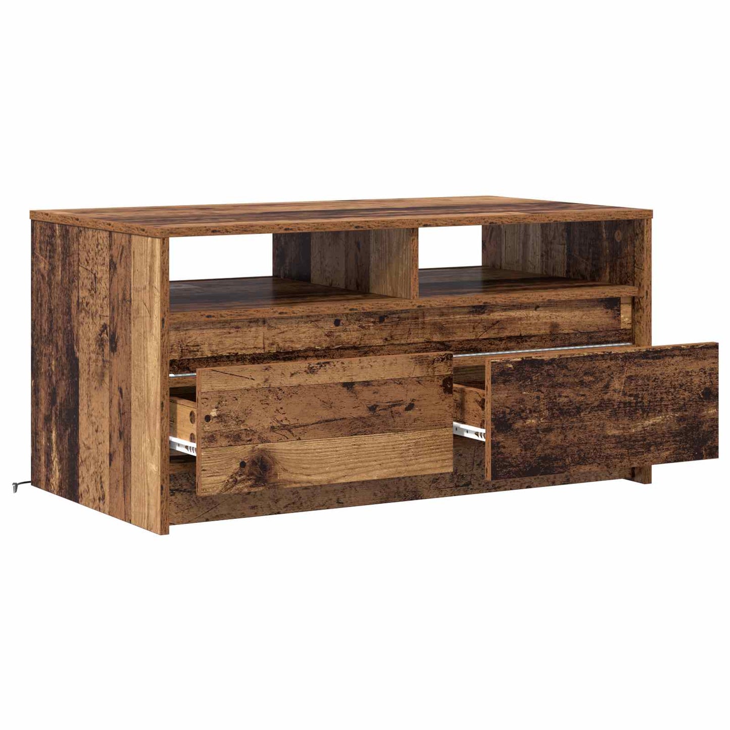 Coffee Table Old Wood 90 x 50 x 45 cm Engineered Wood