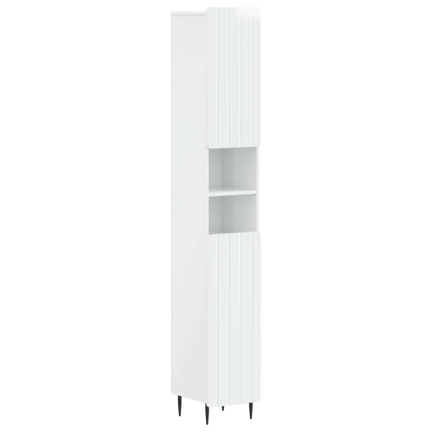 3 Piece Bathroom Cabinet Set ZWOLLE High Gloss White
