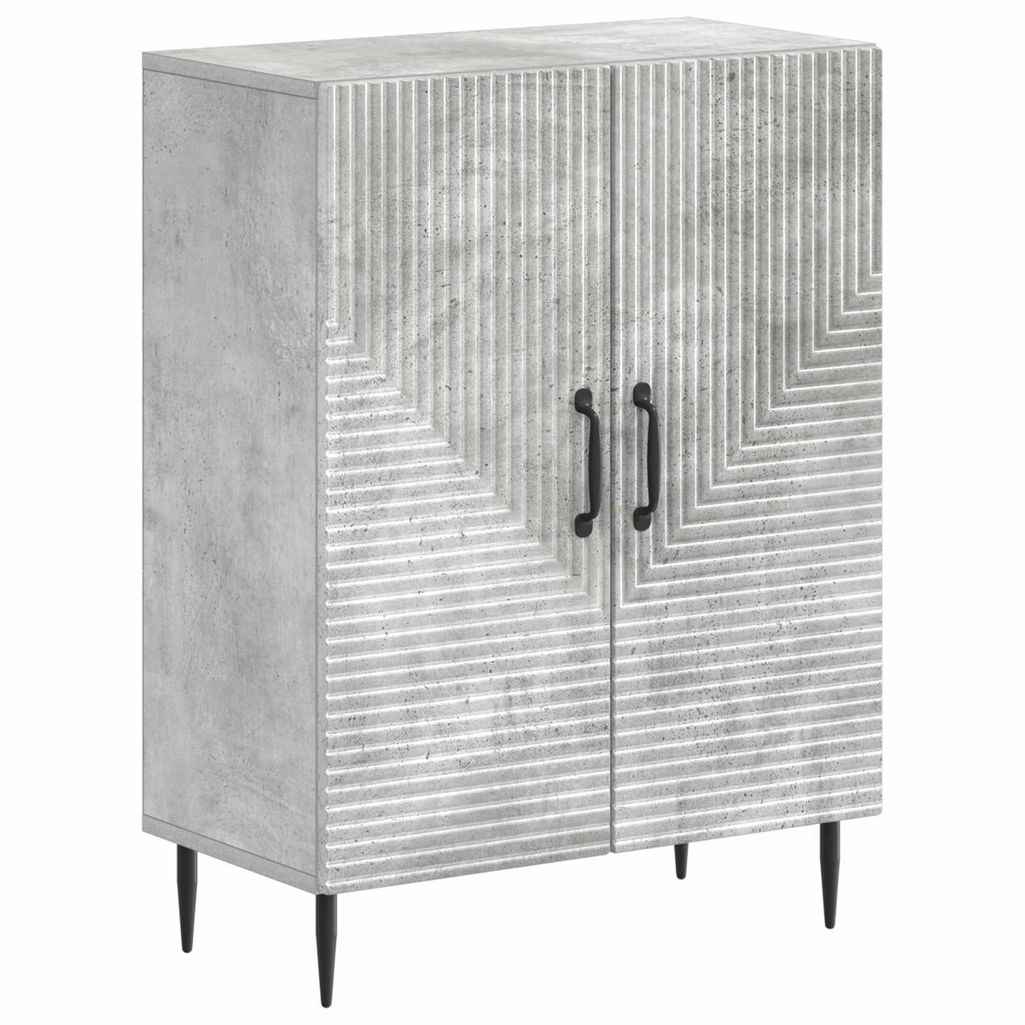 3 Piece Bathroom Cabinet Set HAARLEM Concrete Grey