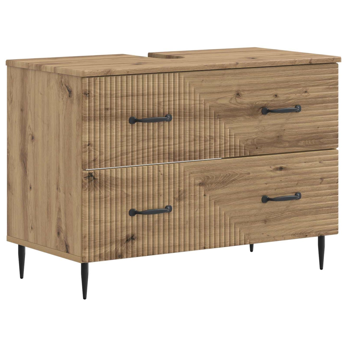 4 Piece Bathroom Cabinet Set HAARLEM Artisan Oak