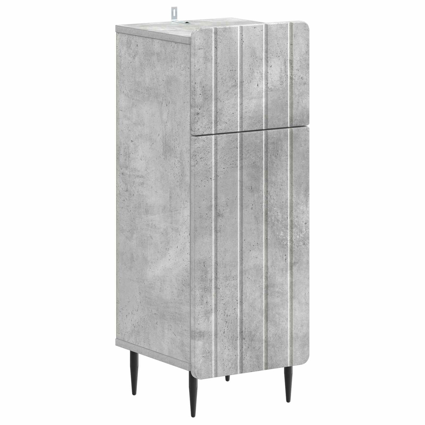 2 Piece Bathroom Cabinet Set ZWOLLE Concrete Grey