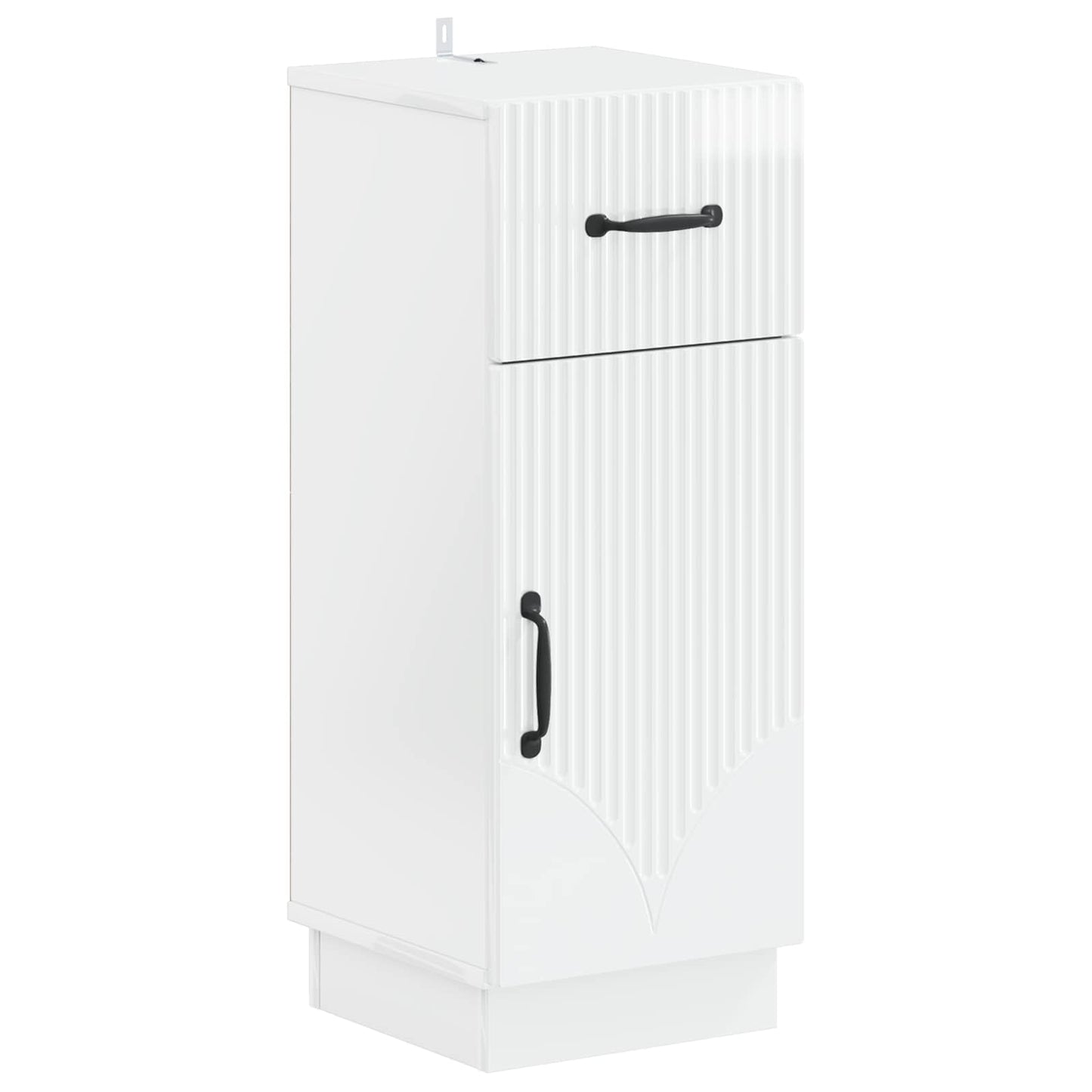 2 Piece Bathroom Cabinet Set HOORN High Gloss White