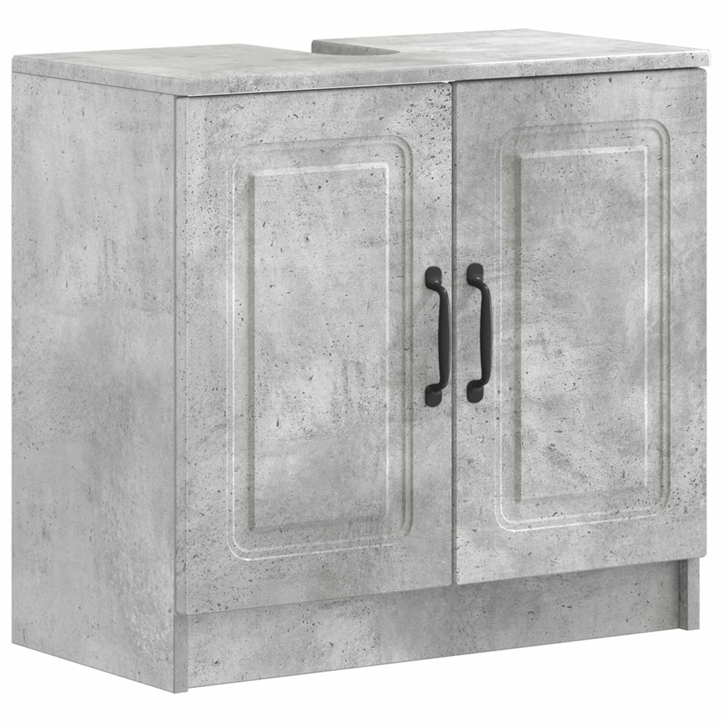 2 Piece Bathroom Cabinet Set UTRECHT Concrete Grey