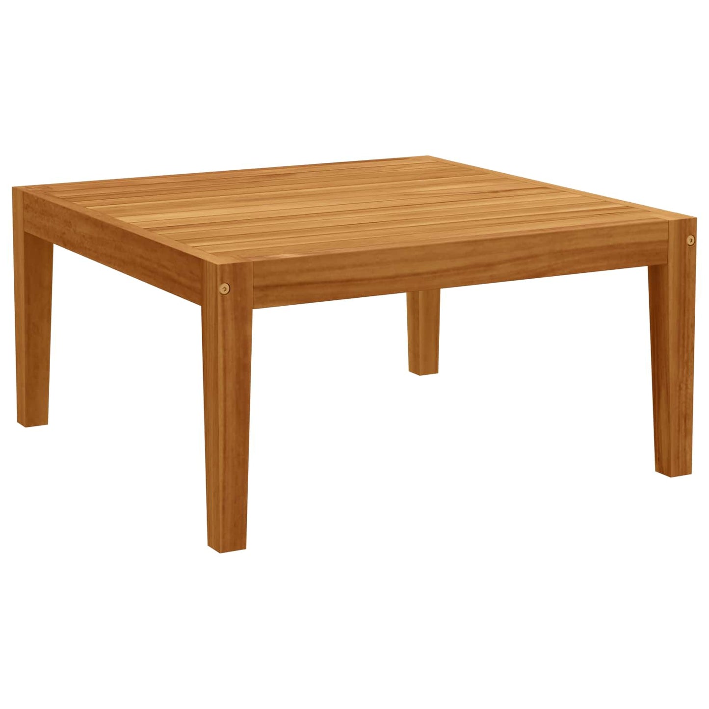 7 pcs Solid Acacia Wood & Rope Natural