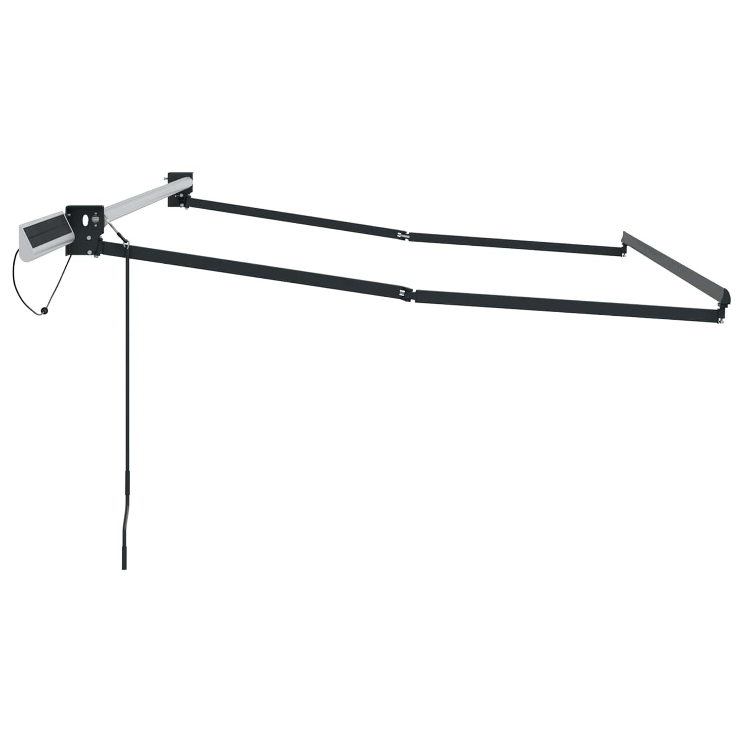 Electric Retractable Awning Frame Anthracite 3 x 2 m Aluminium