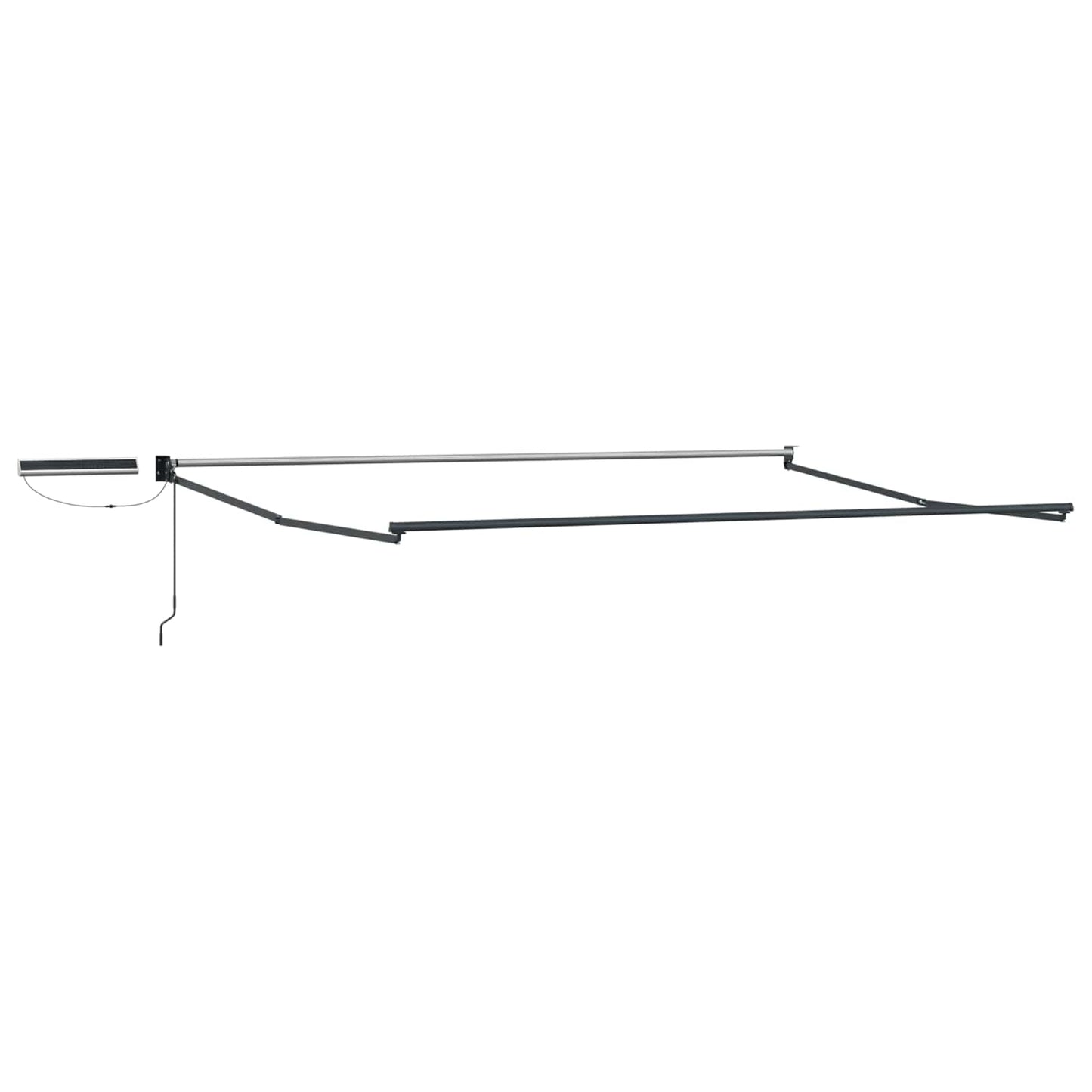 Electric Retractable Awning Frame Anthracite 4.5 x 3 m