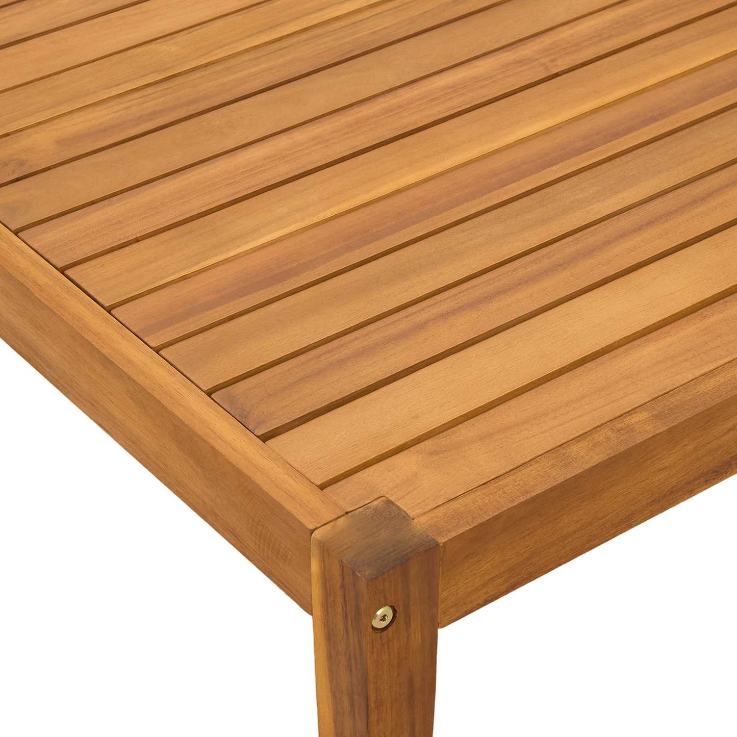 Garden Table Solid Acacia Wood Natural 60 x 60 x 30 cm