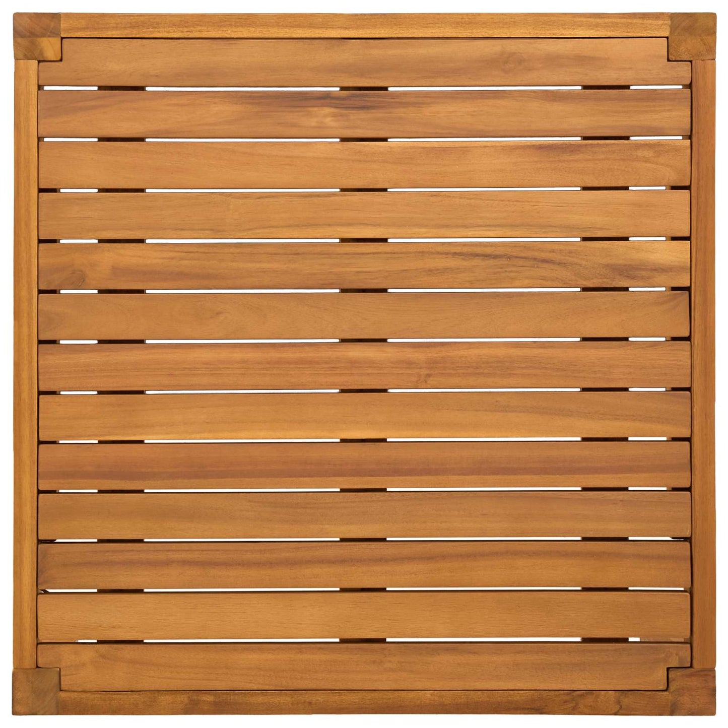 Garden Table Solid Acacia Wood Natural 60 x 60 x 30 cm