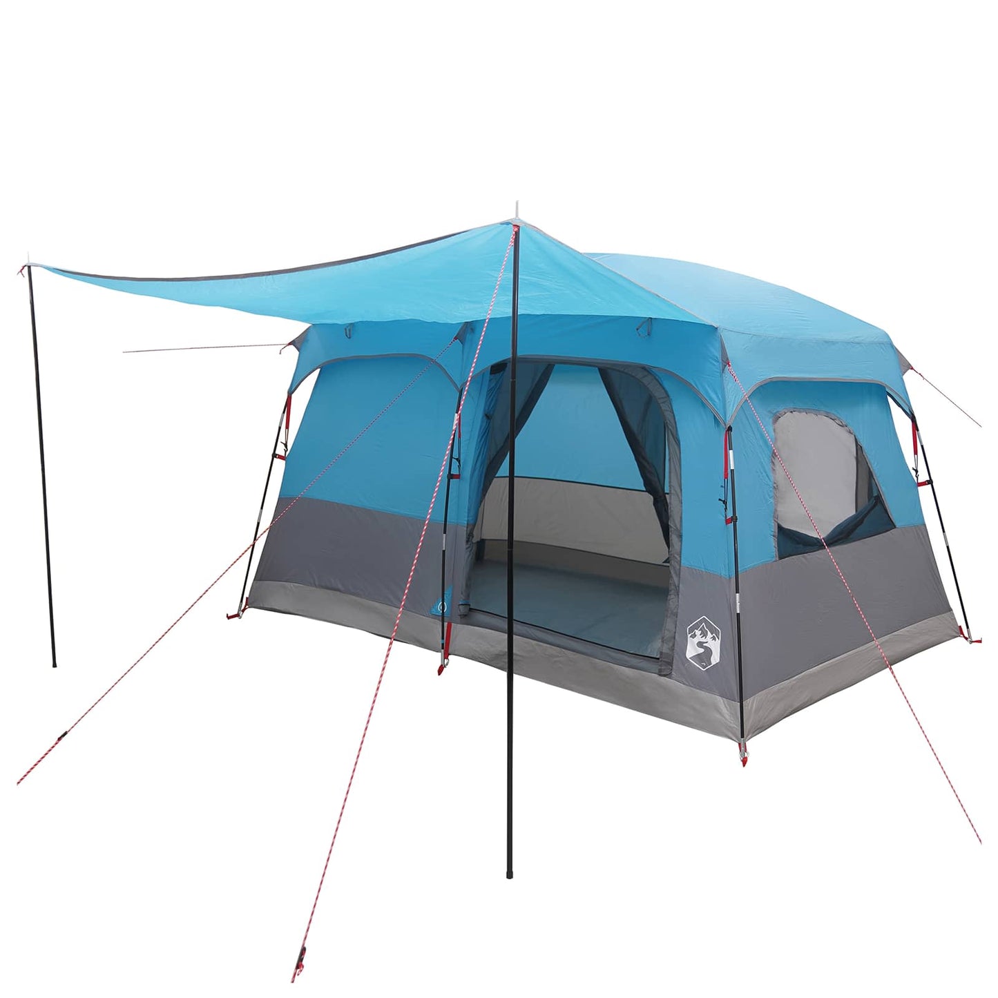 Family Tent 8-Person Blue Polyester