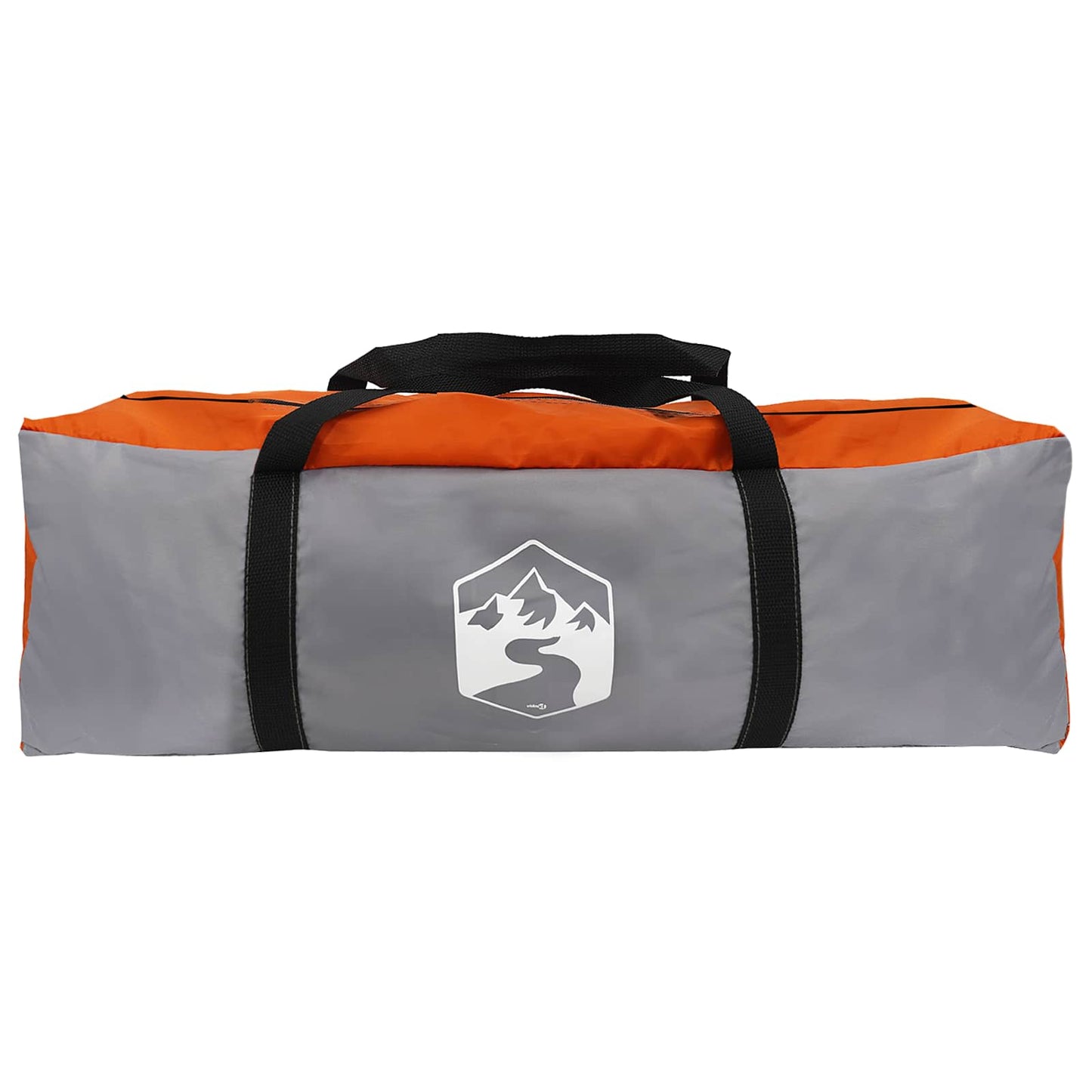 Cabin Tent Grey and Orange 300 x 210 x 156 cm Polyester