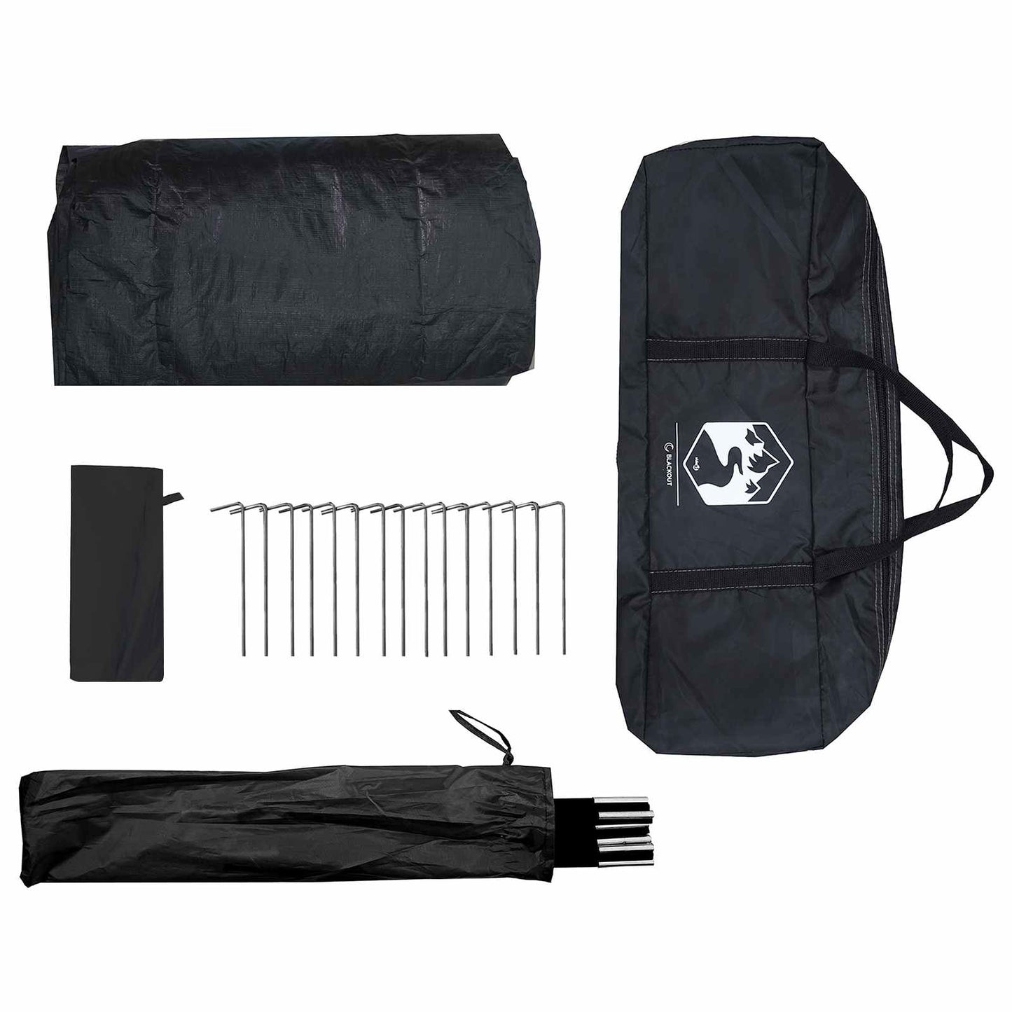 Cabin Tent White Blackout 400 x 210 x 180 cm Polyester