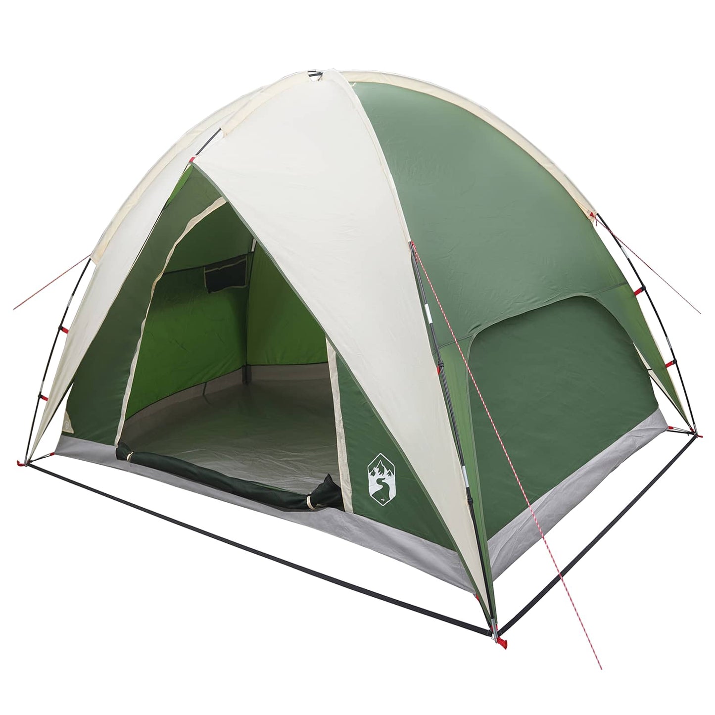 Camping Tent with Rainfly Water-resistant 4-Person Green