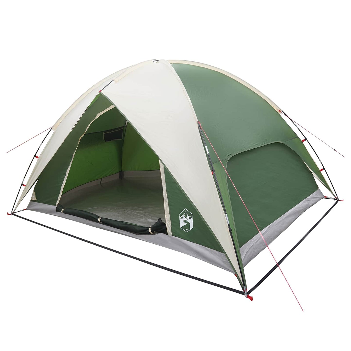 Camping Tent with Rainfly Water-resistant 4-Person Green