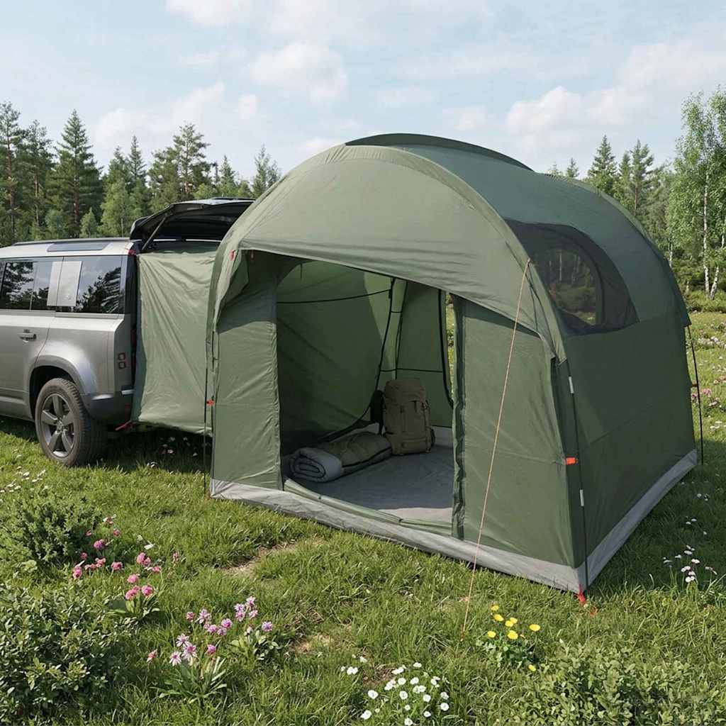 Tailgate Tent with Rainfly Water-resistant 4-Person Army Green